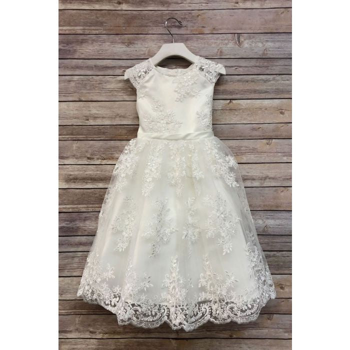 Cristina White Lace Communion Dress
