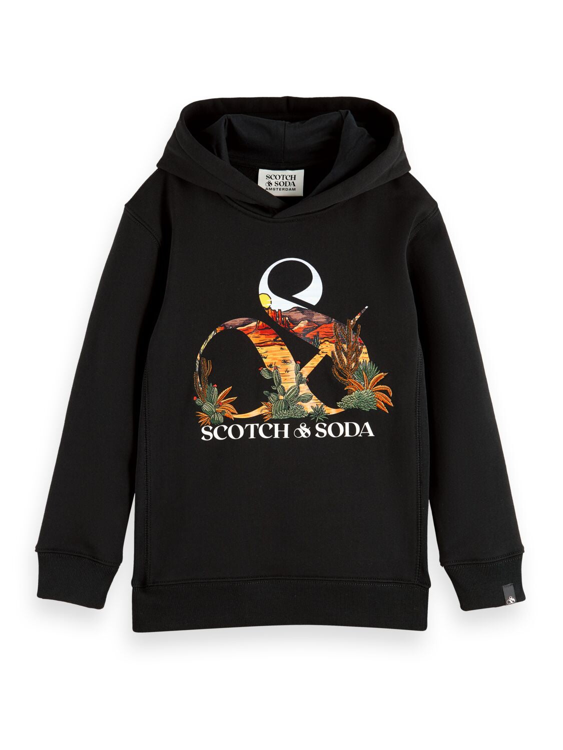 Embroidered-artwork sweatshirt