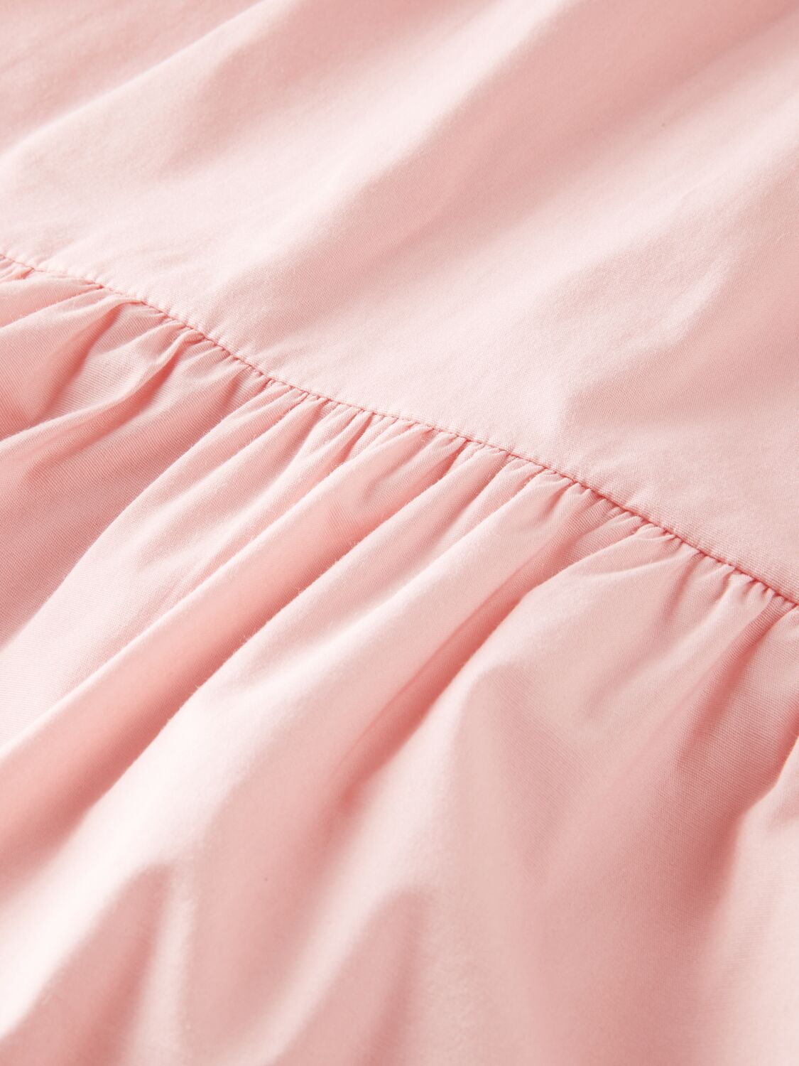 Crispy-cotton ruffled dress wi