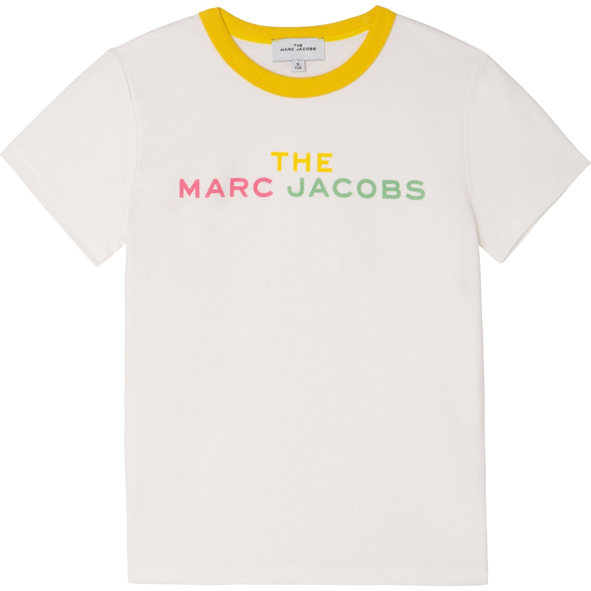 THE MARC JACOBS WHITE ORGANIC COTTON T-SHIRT