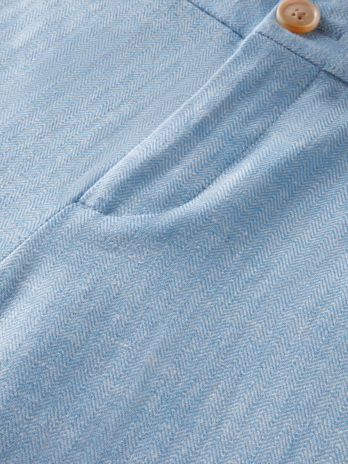 Loose tapered-fit Linen blend