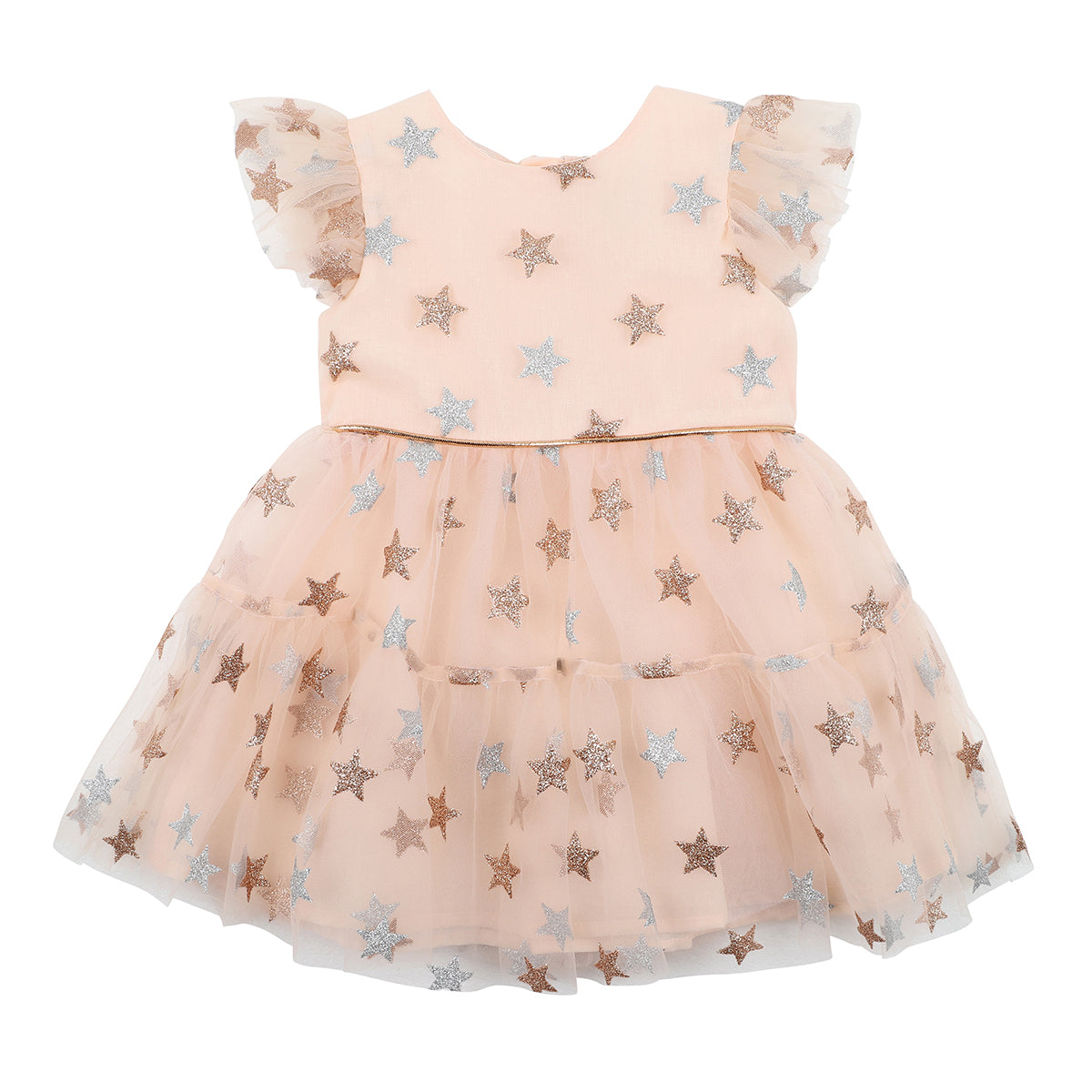 BÉBÉ XMAS STAR DRESS