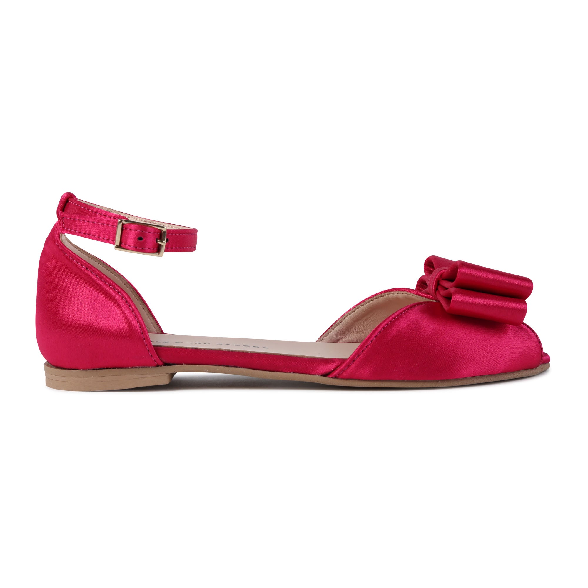 Little Marc Jacobs Pink Satin Ballerinas