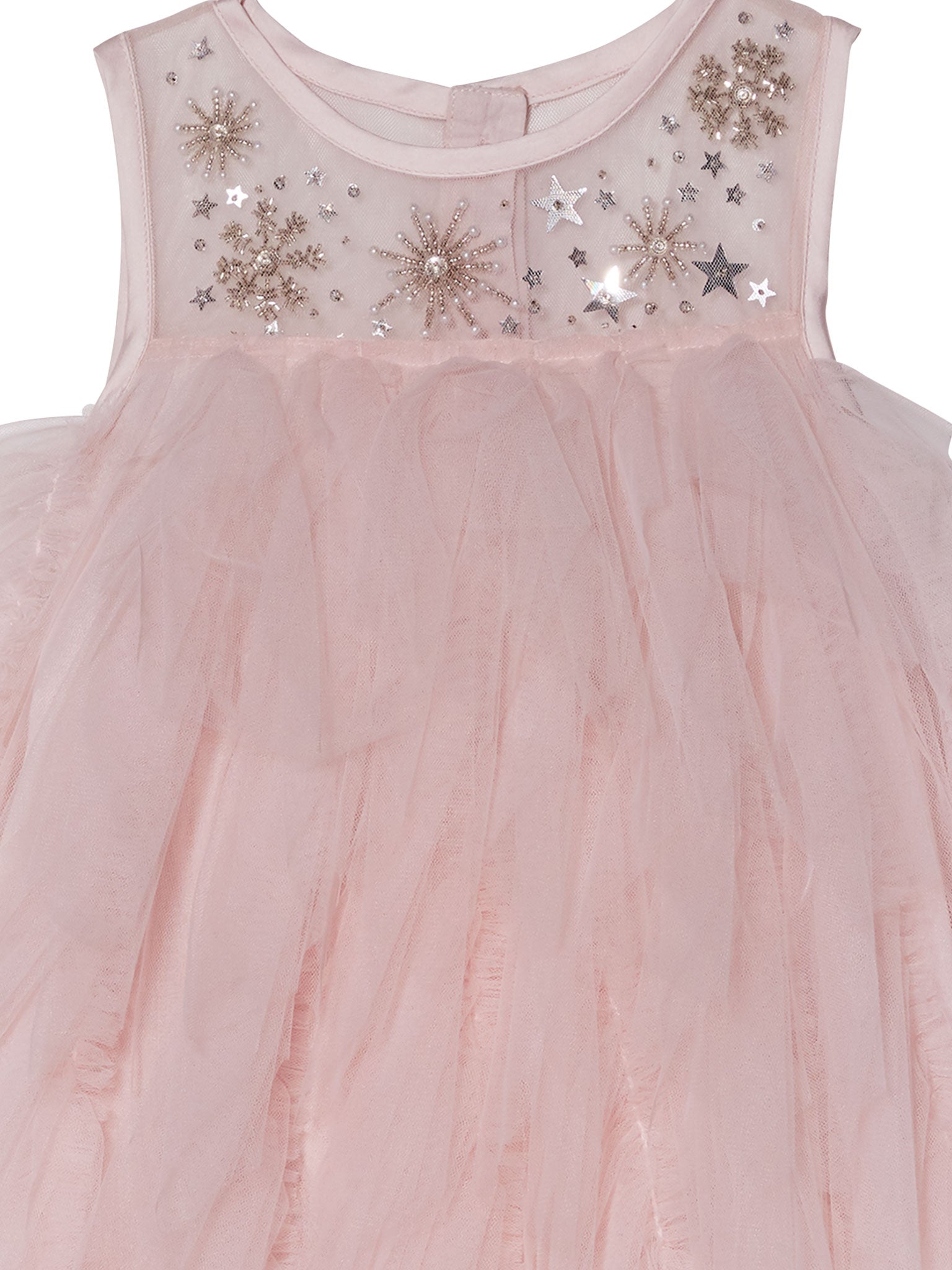 BEBE - STAR LIGHT TULLE DRESS