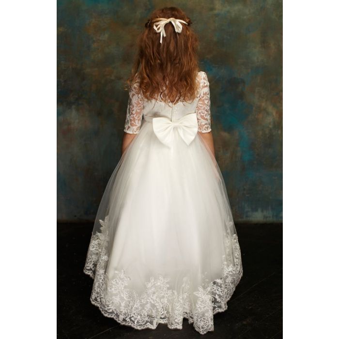 Ariel White Communion Dress