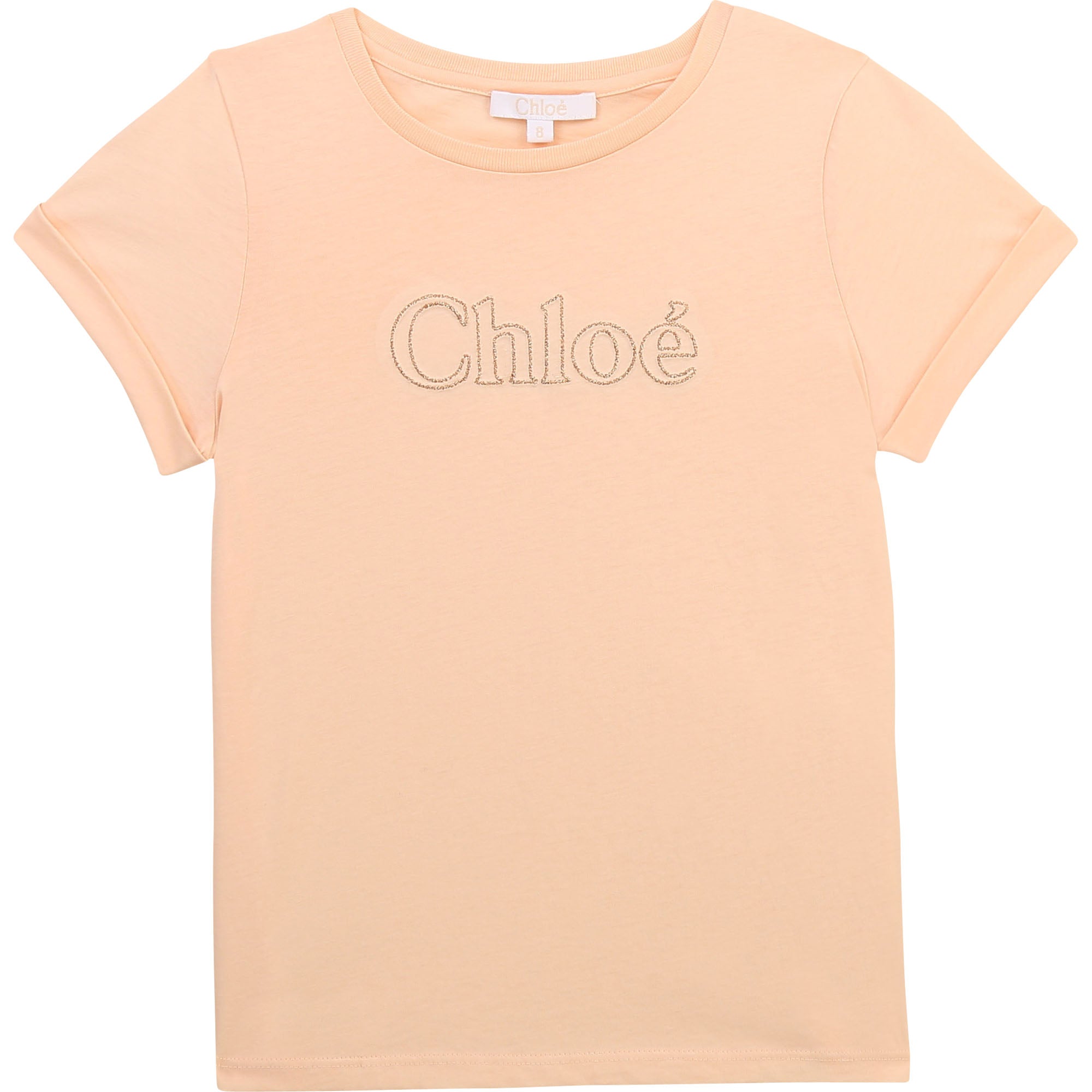 Chloé Tshirt-Gold Brand writing