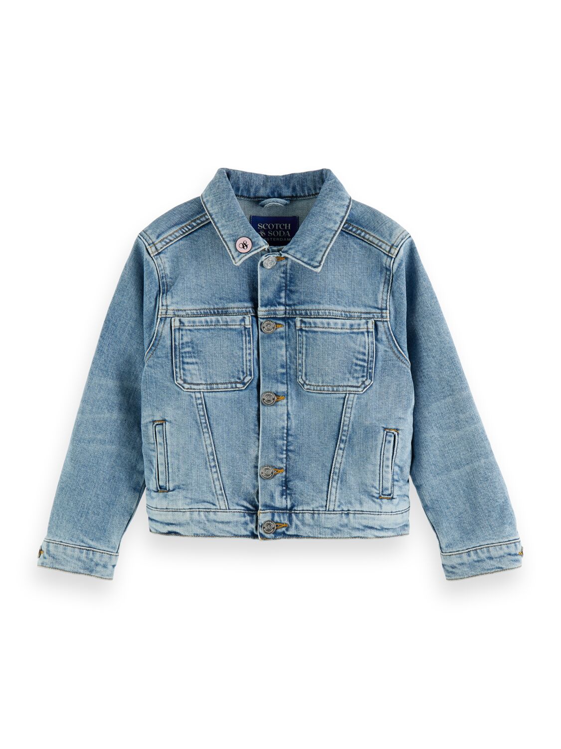 Denim jacket in organic cotton