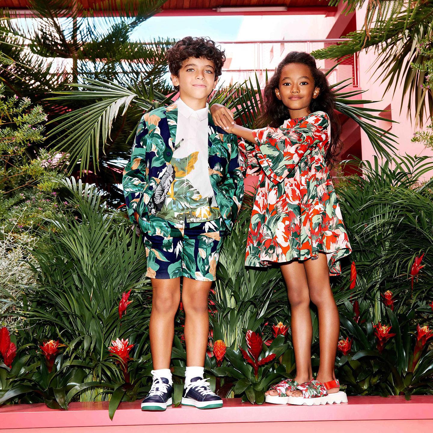 KENZO 'LEAVES" SHORTS