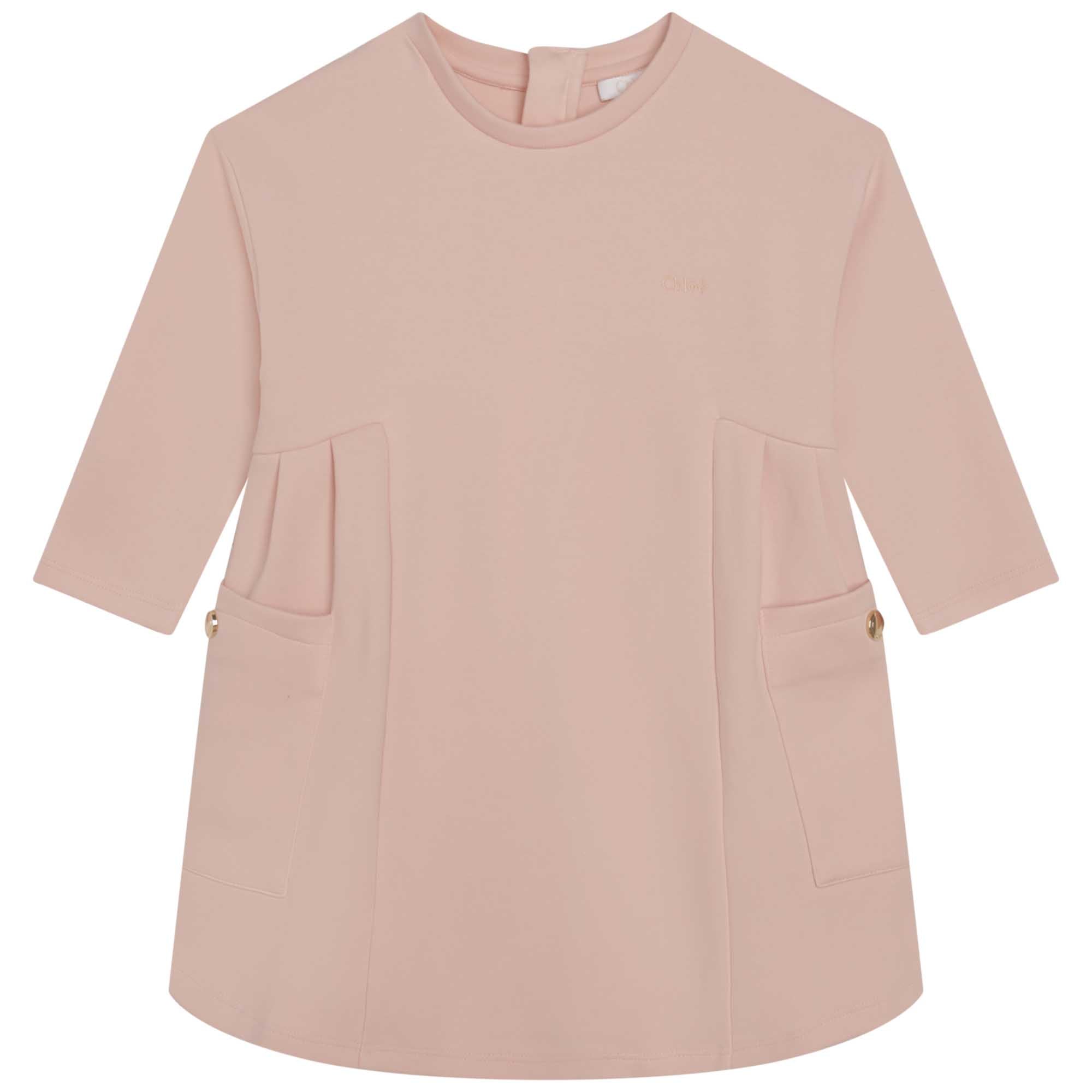 CHLOÉ PINK MILANO TODDLER DRESS