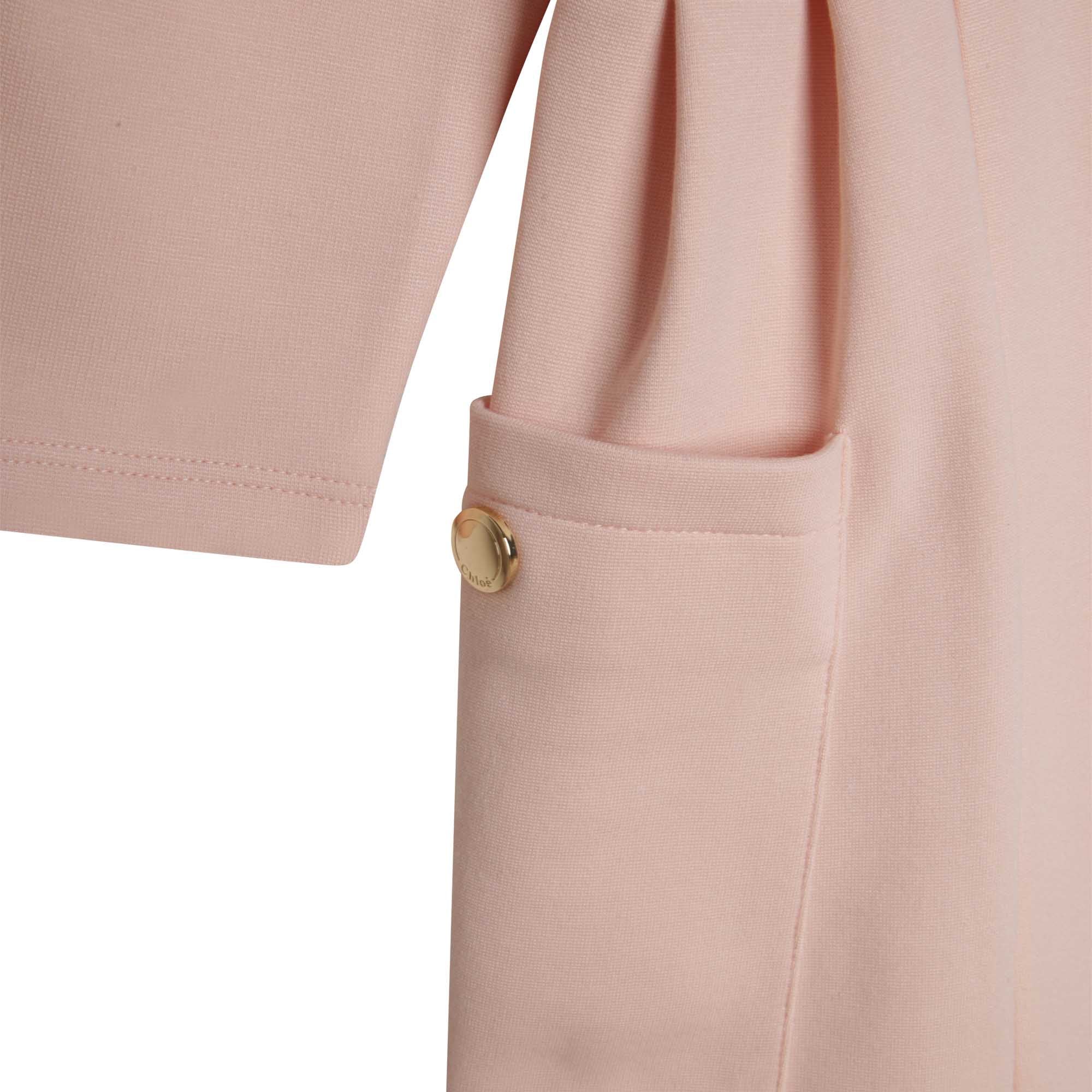 CHLOÉ PINK MILANO TODDLER DRESS