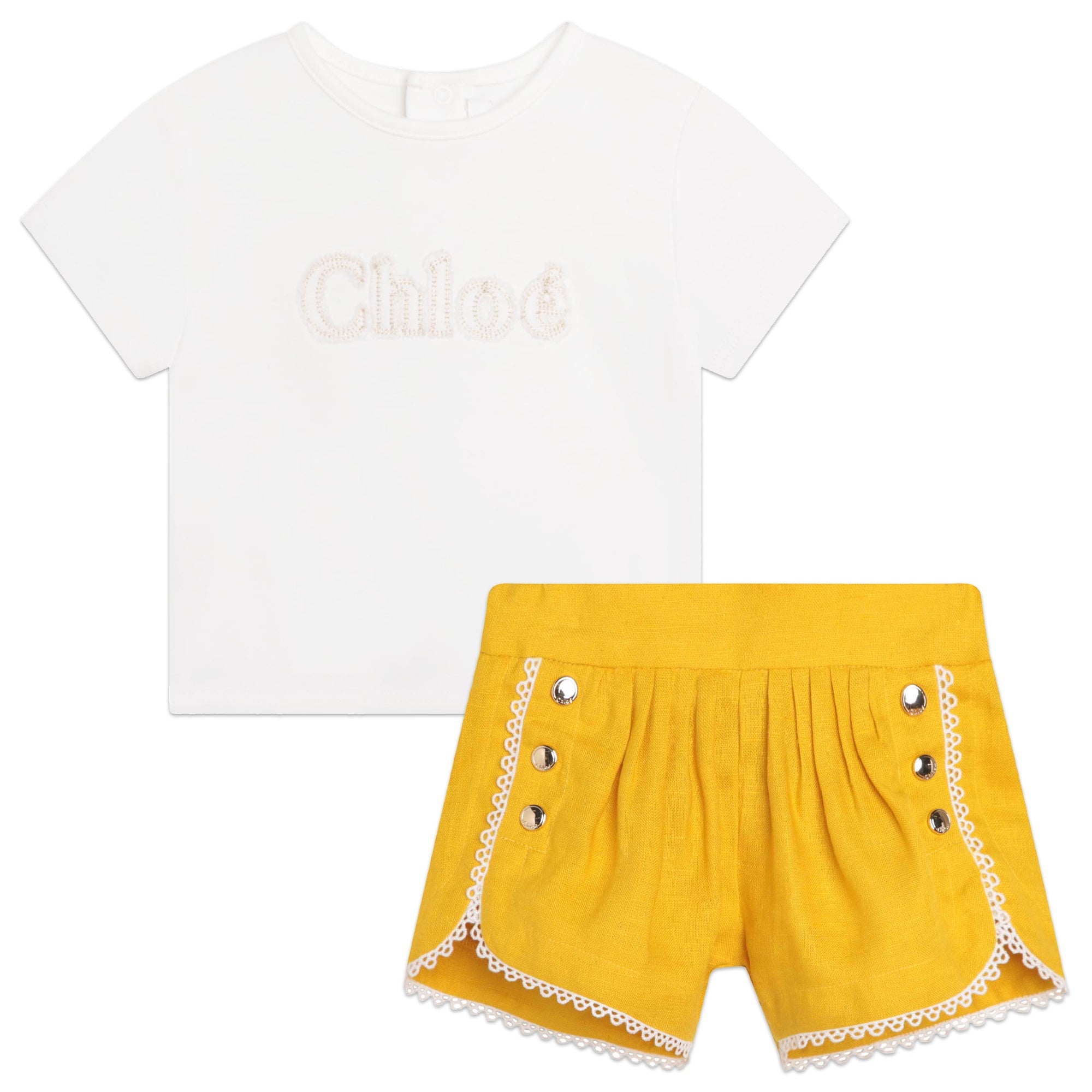 CHLOÉ T-SHIRT+SHORTS SET