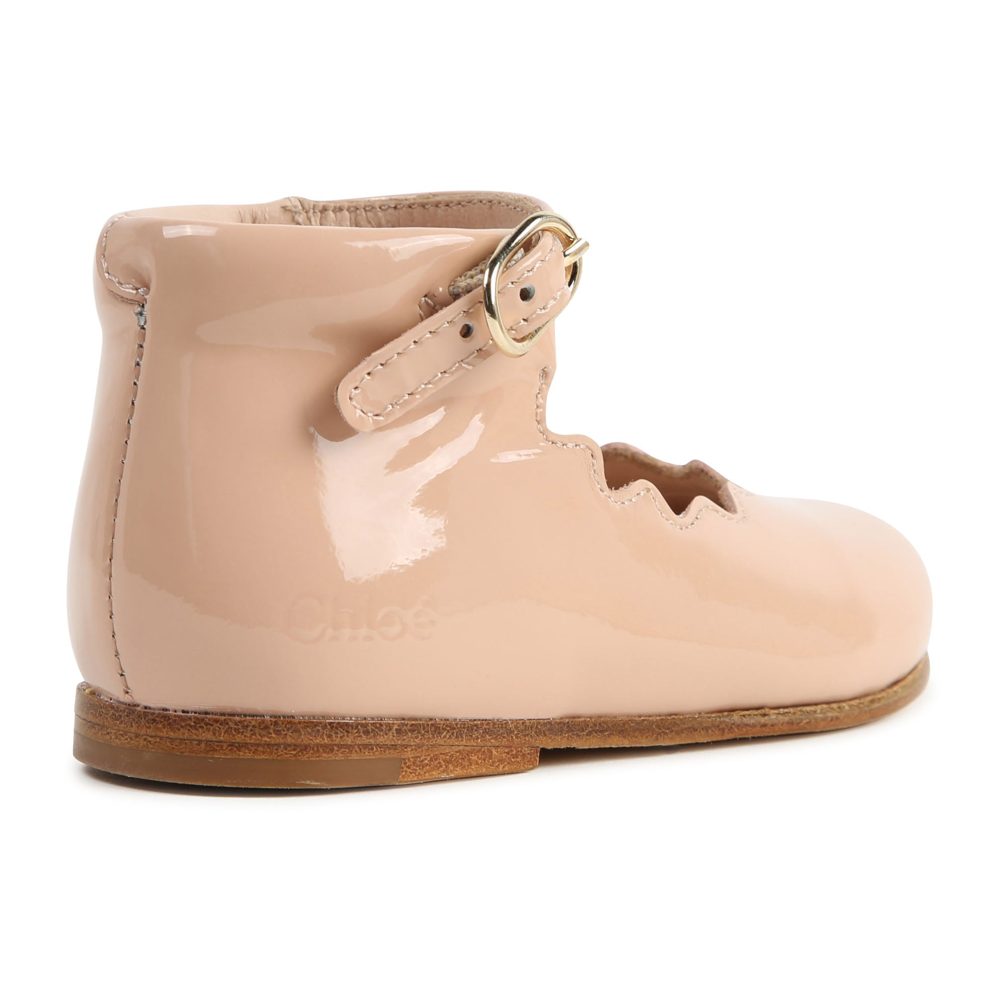 CHLOEÉ PALE PINK PATENT SHOES