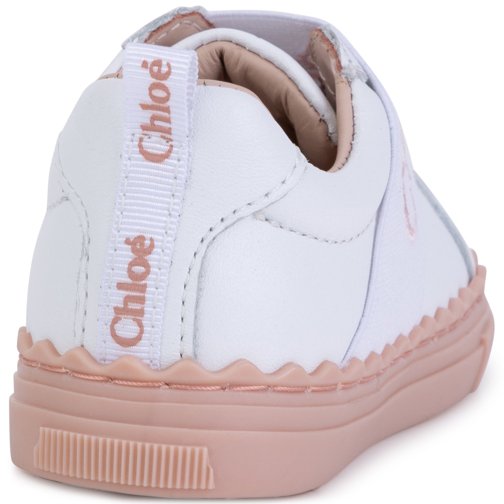 CHLOÉ WHITE TODDLER TRAINERS