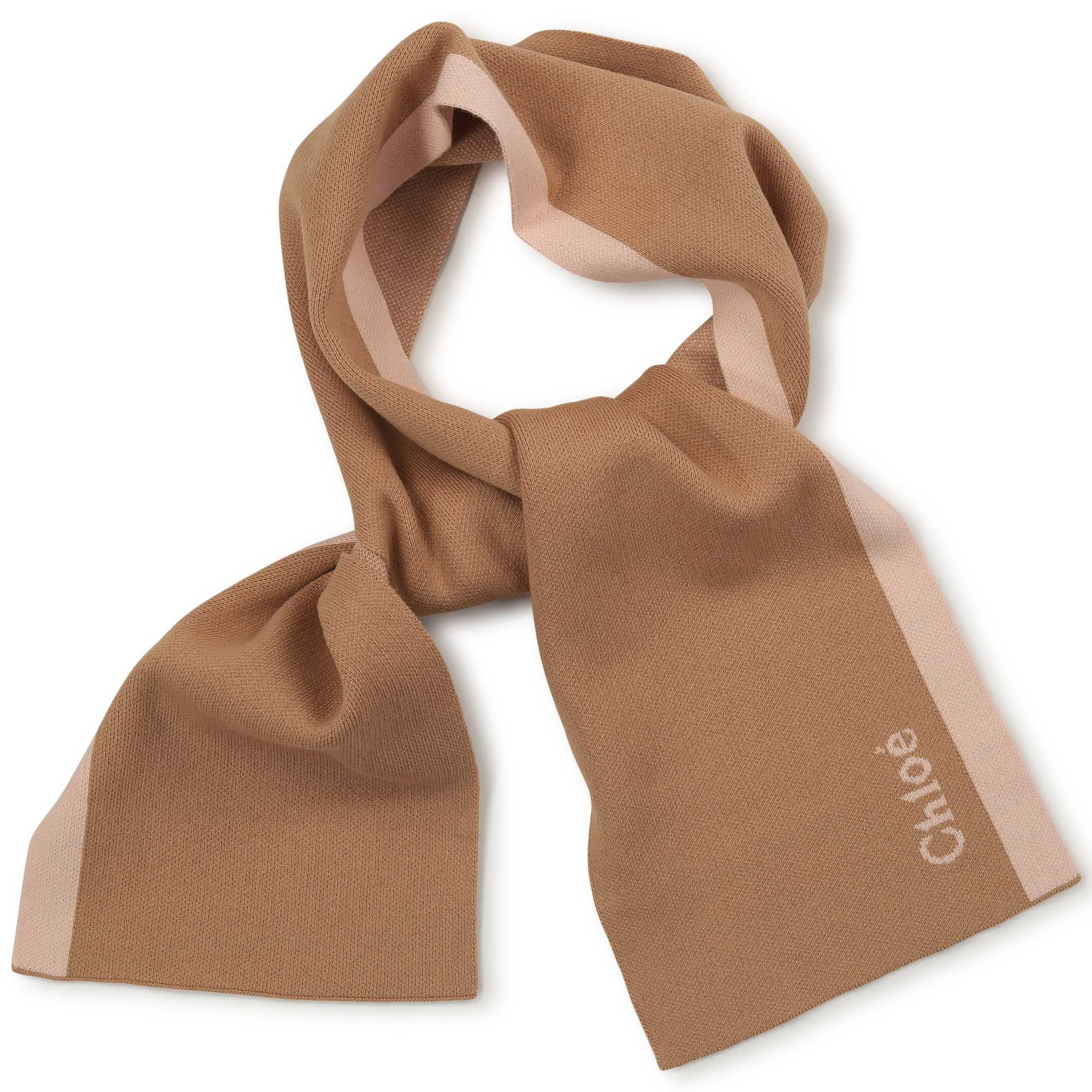 CHLOÉ NAVY SCARF
