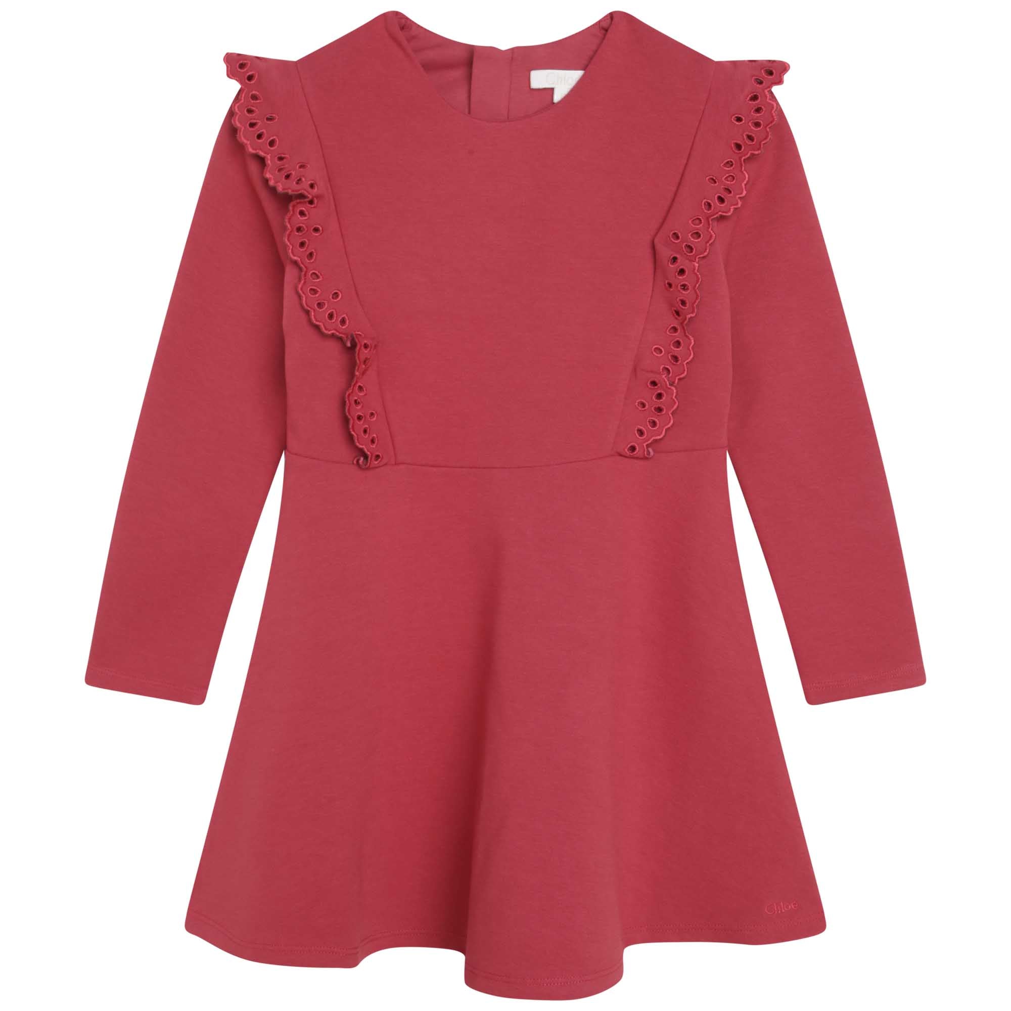CHLOÉ GIRLS PINK MILANO DRESS