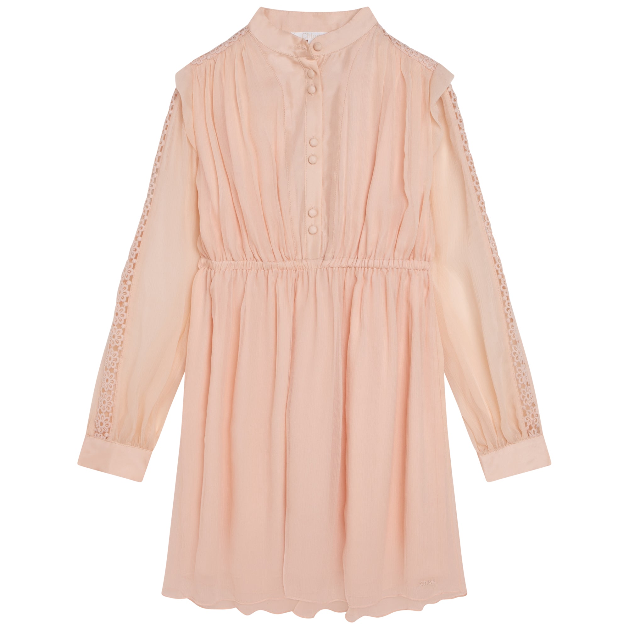 CHLOÉ CEREMONY SILK CREPE DRESS