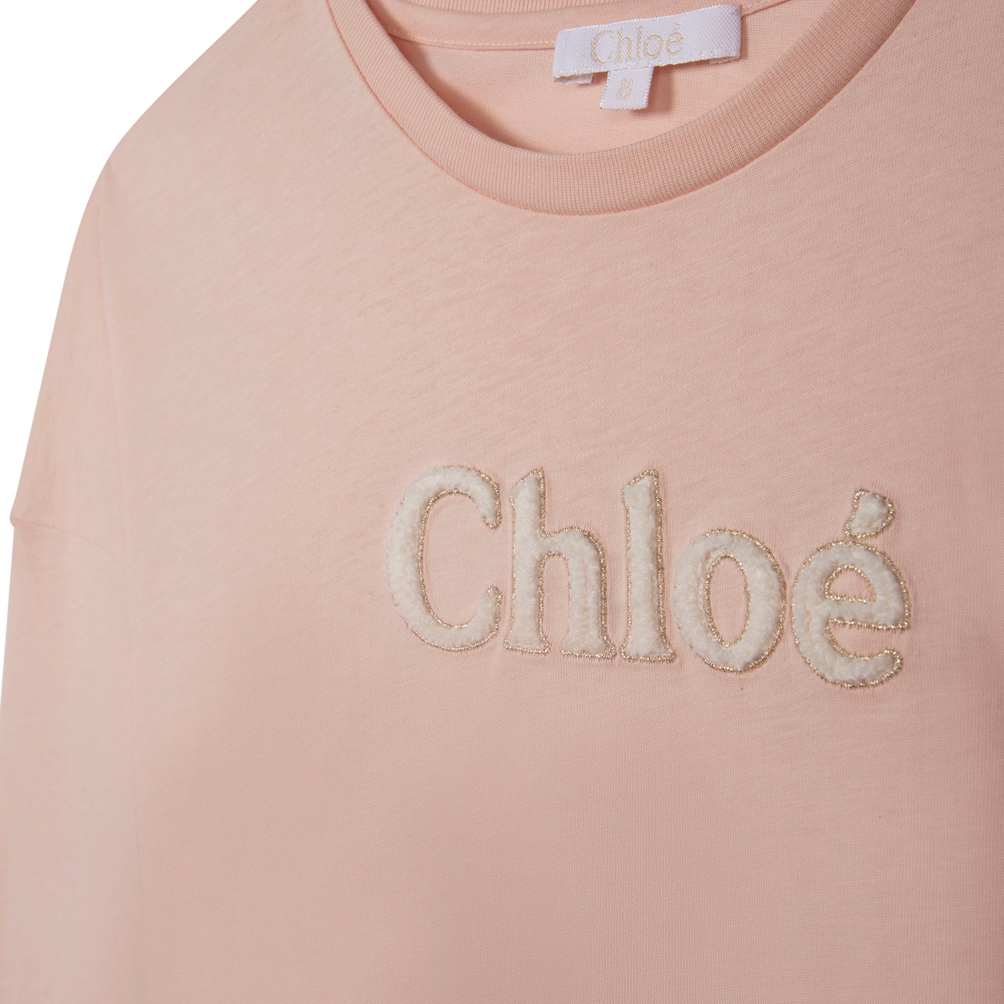 CHLOÉ LONG SLEEVE T-SHIRT-bouclé Chloé branded