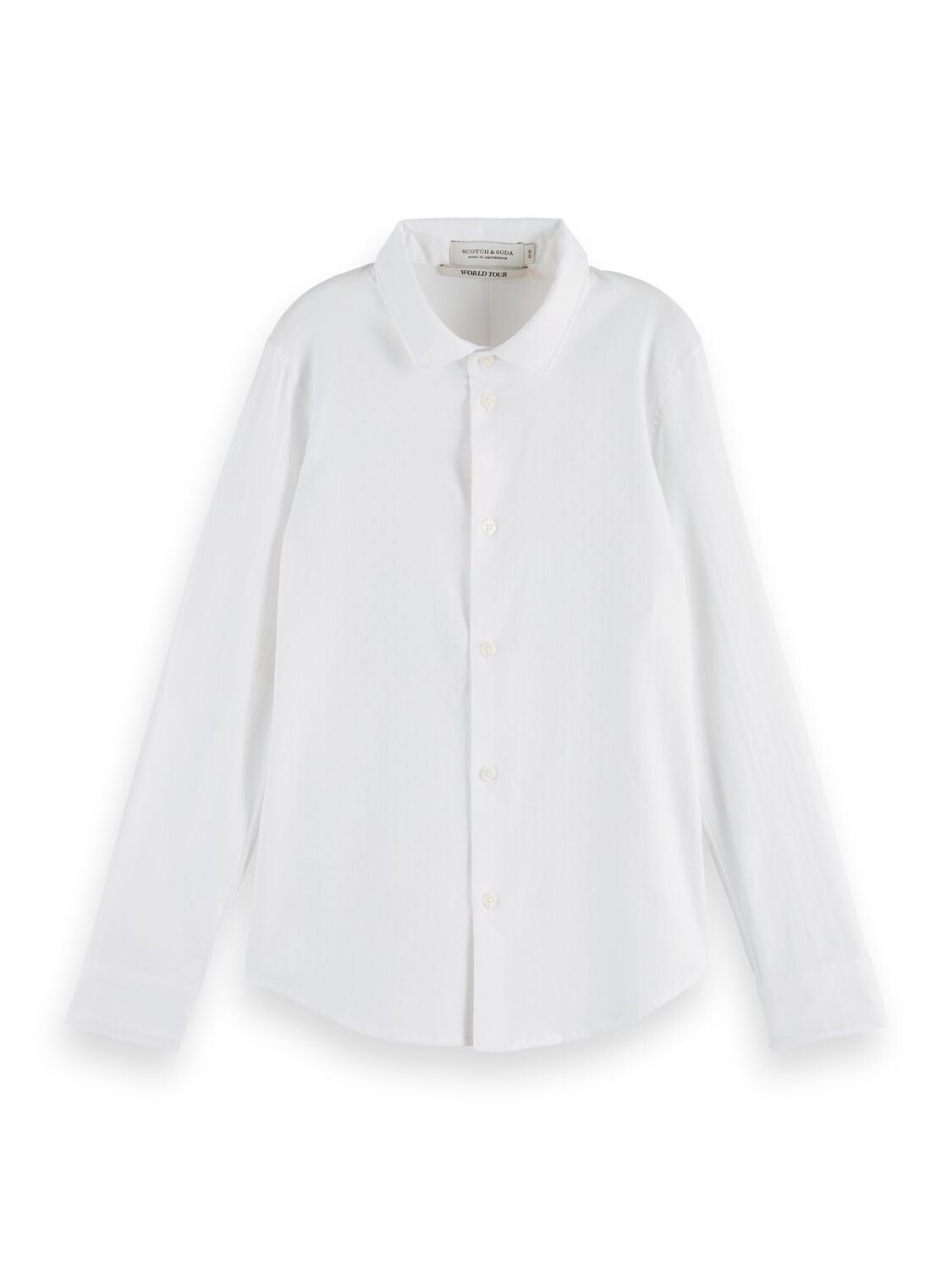 Dropped-shoulder Linen shirt