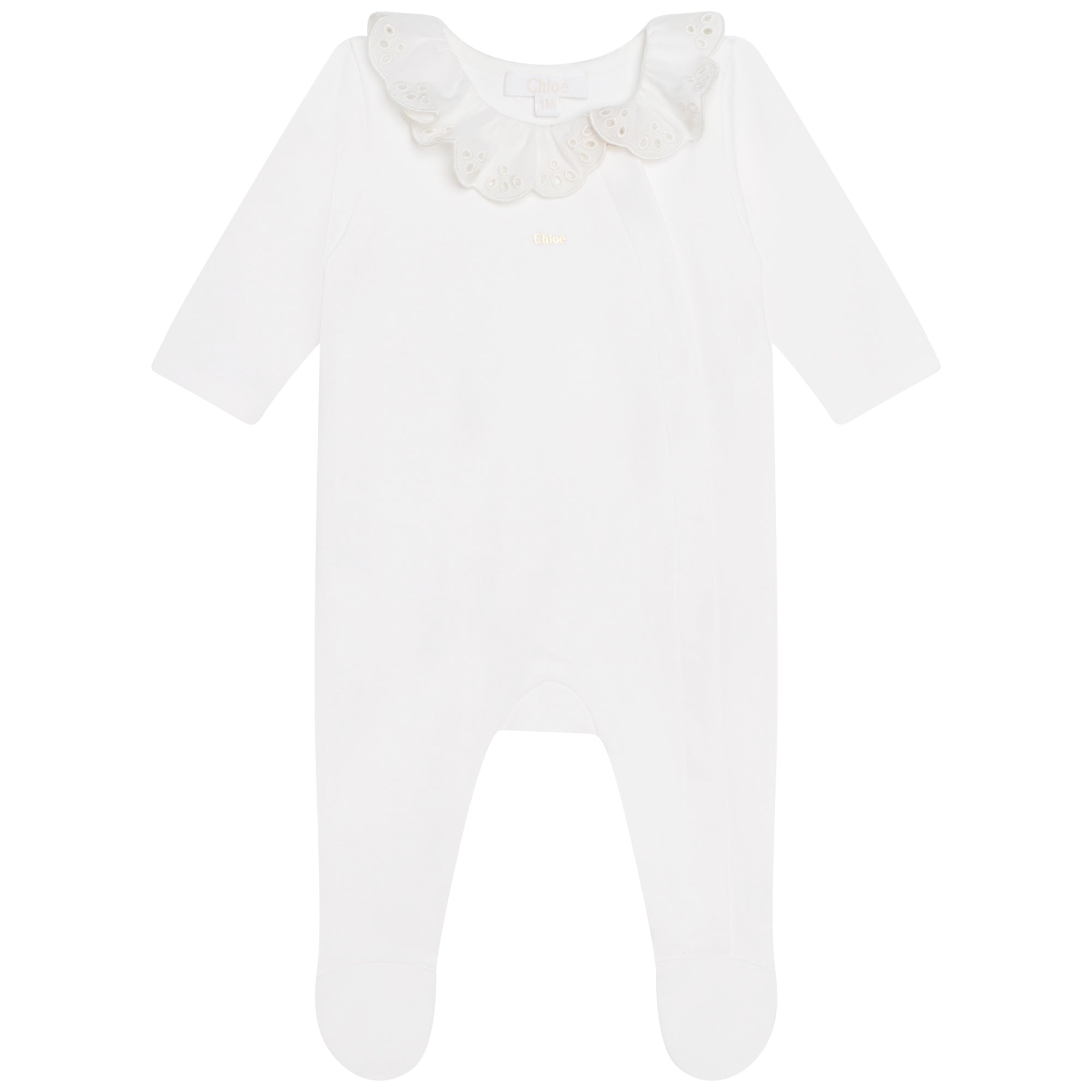 CHLOÉ GIFT SET PYJAMAS + 2 BIBS_SALMON
