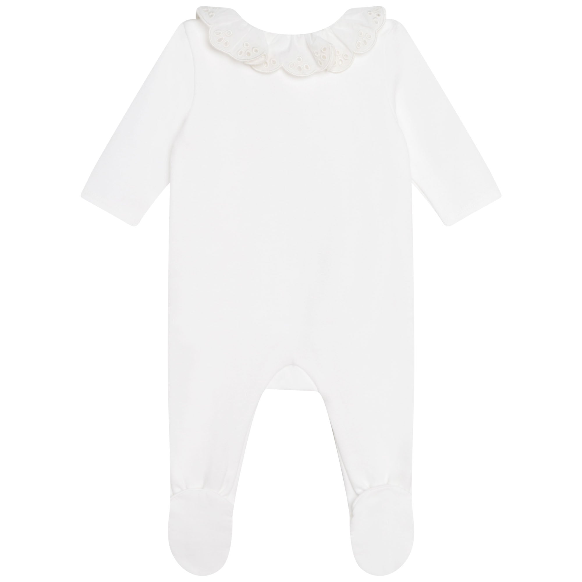 CHLOÉ GIFT SET PYJAMAS + 2 BIBS_SALMON