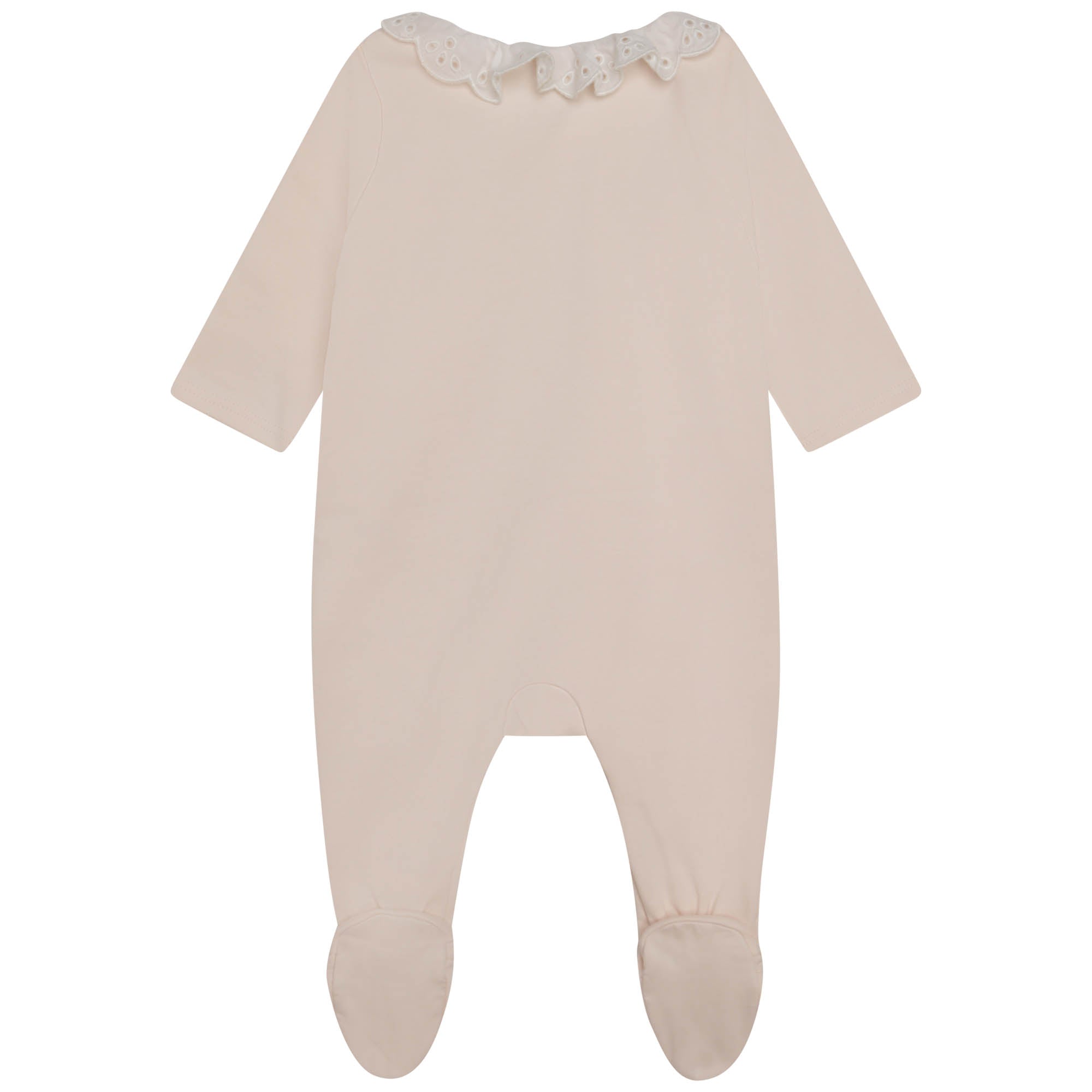CHLOÉ GIFT SET PYJAMAS + 2 BIBS_SALMON