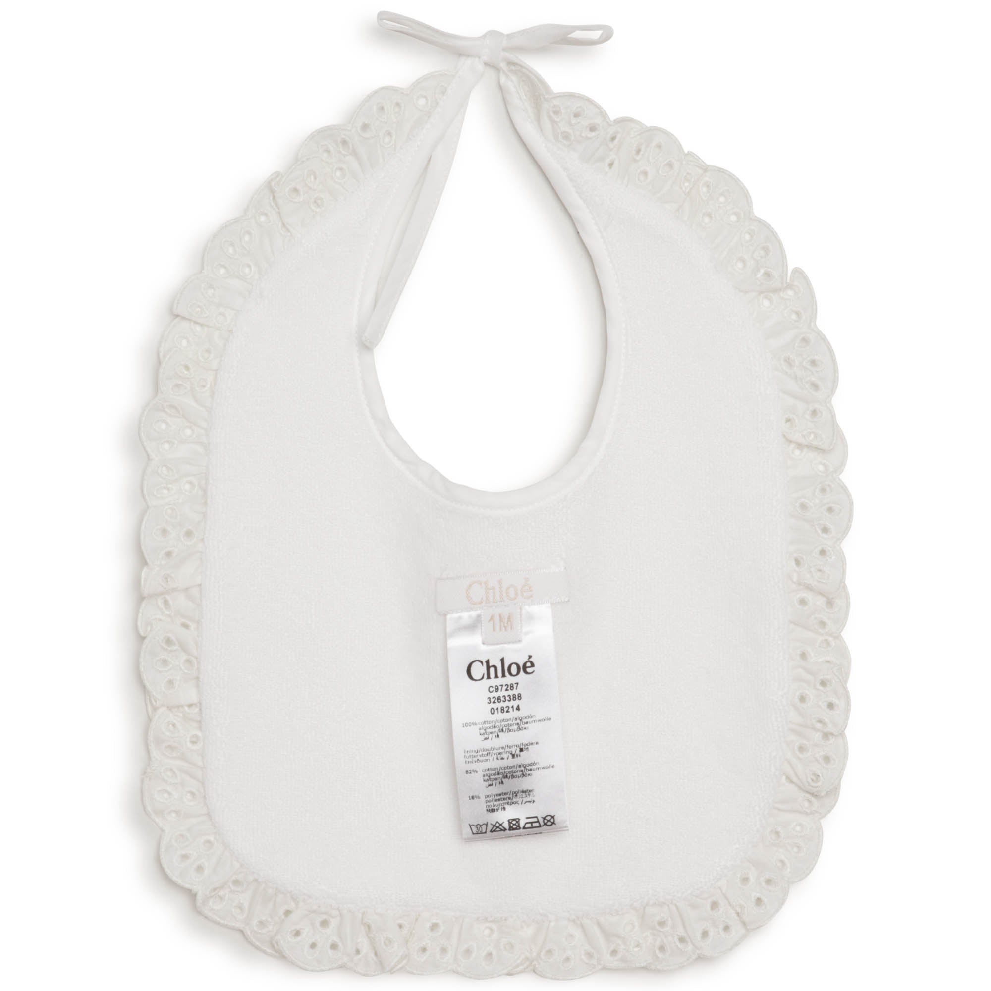 CHLOÉ GIFT SET PYJAMAS + 2 BIBS_SALMON