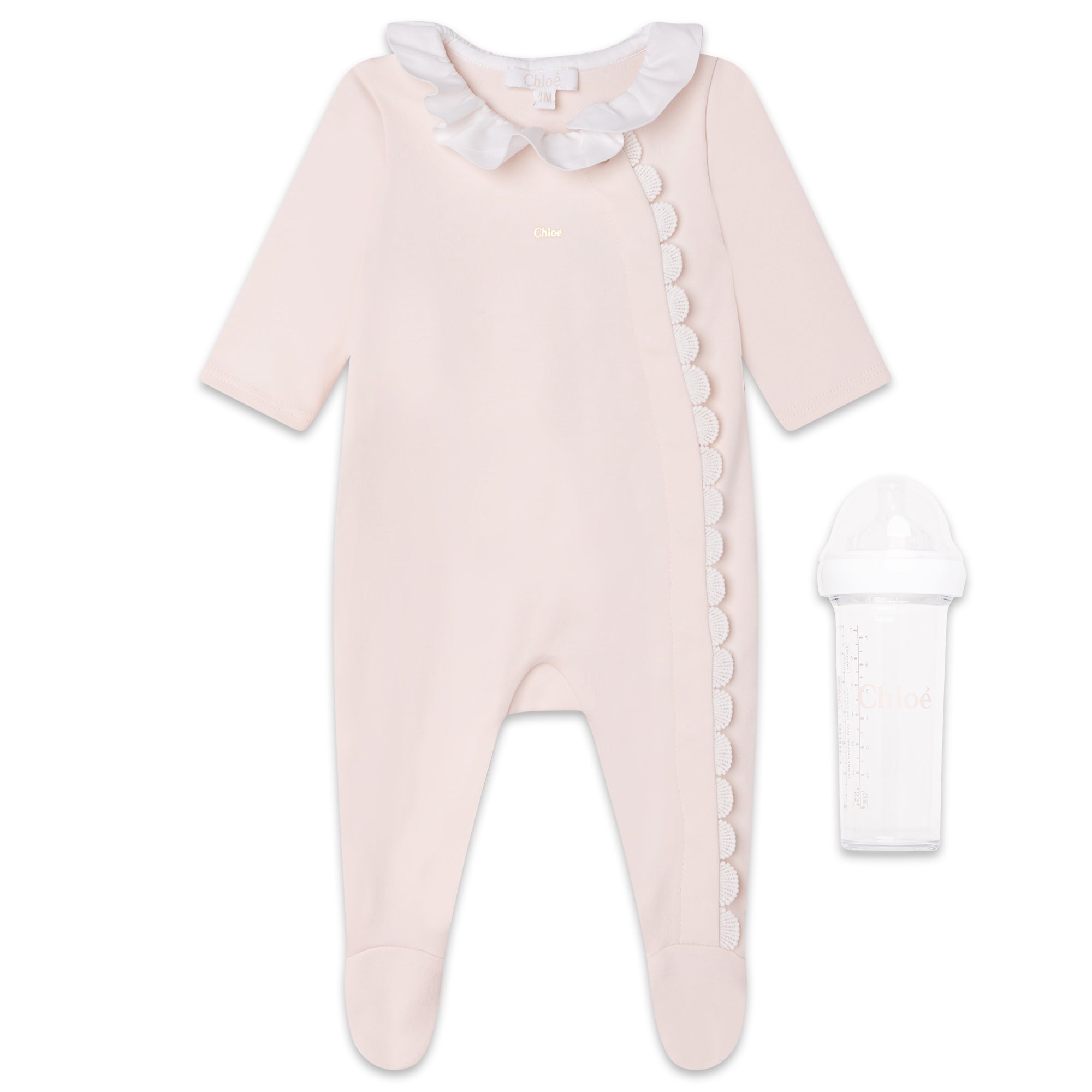 CHLOÉ BABY GIFT SET-ONESIE & BOTTLE