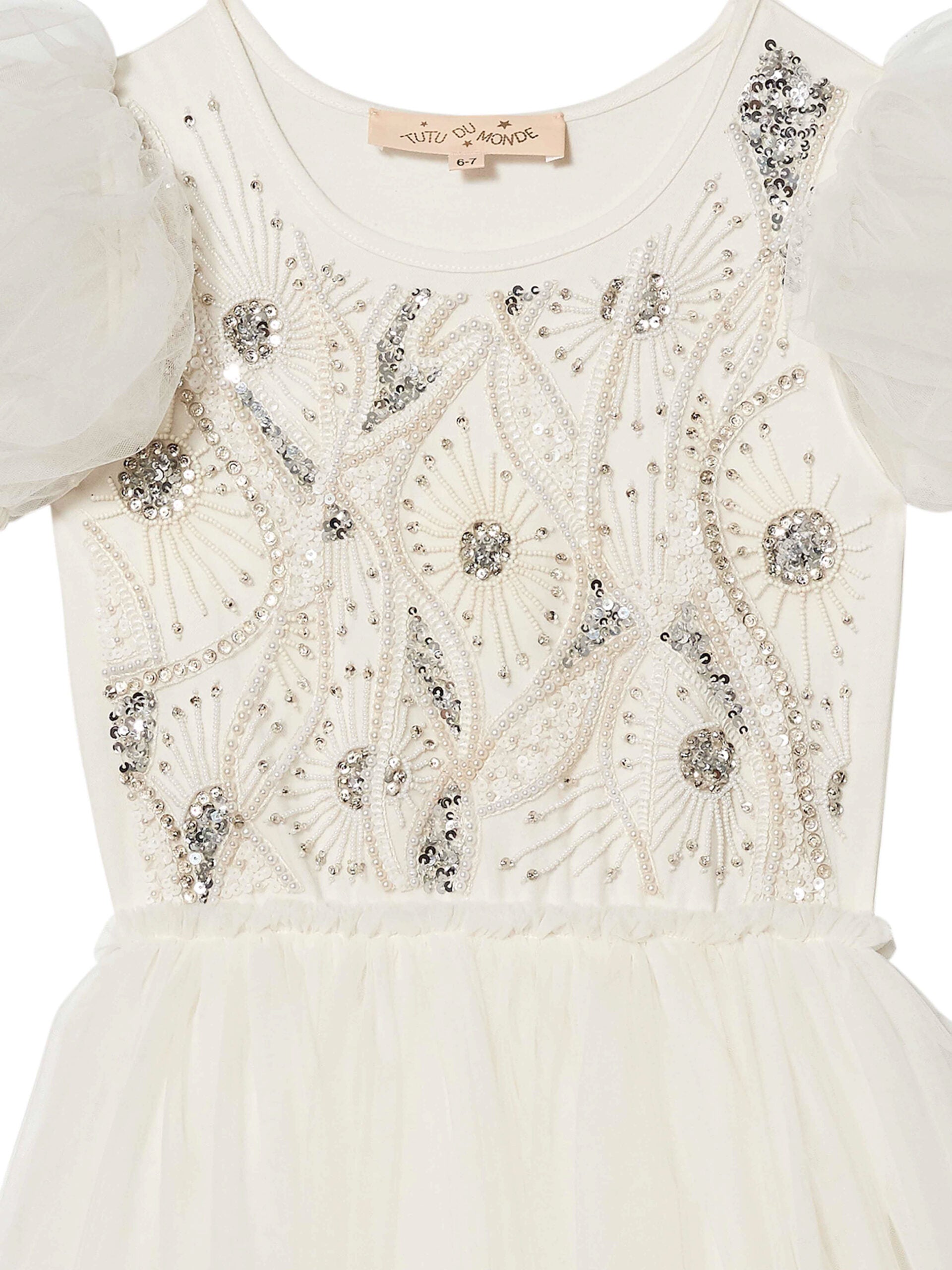 TUTU DU MONDE- Floweret Tutu Dress-White