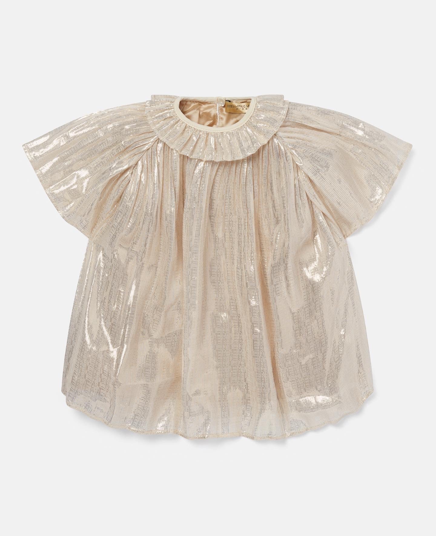 STELLA MCCARTNEY GOLD TODDLER DRESS
