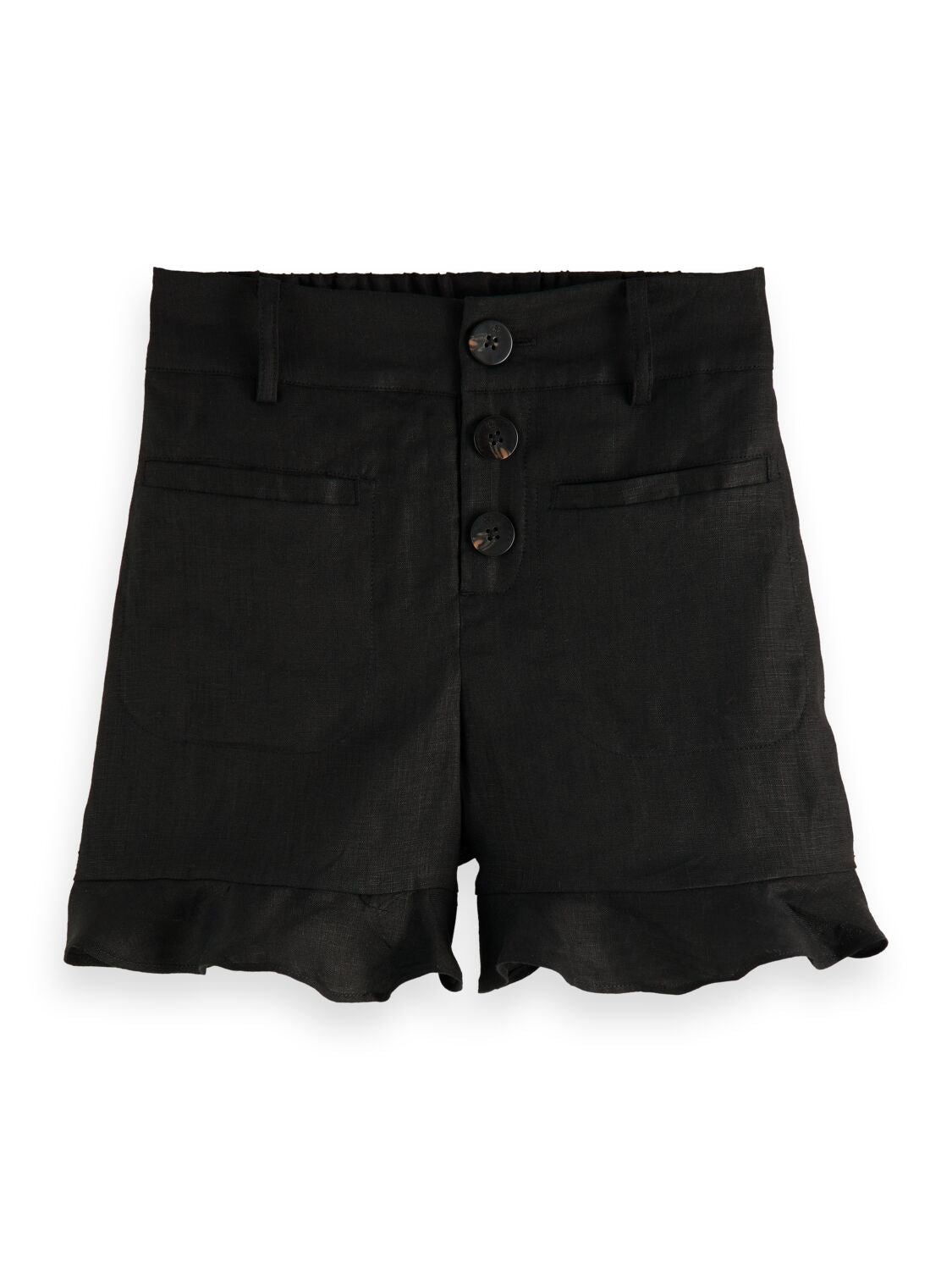 High waist short in Linen