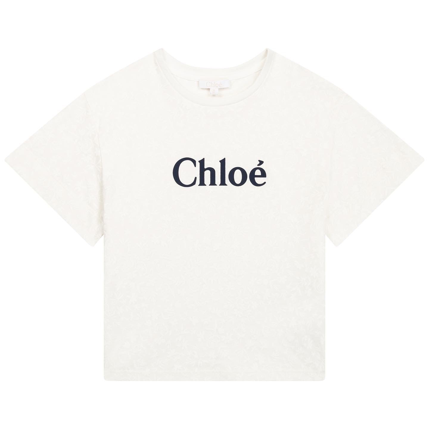 CHLOÉ WHITE TSHIRT-SS22