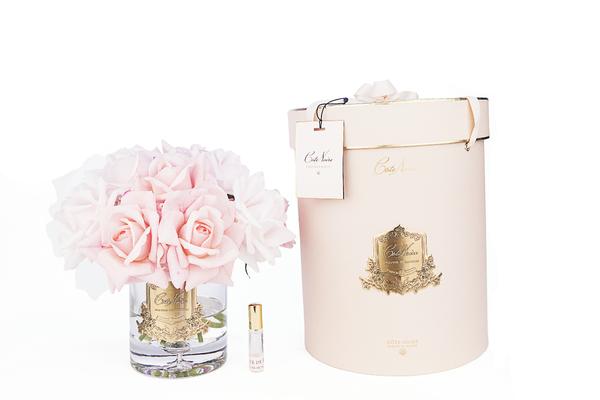 COTE NOIRE - LUXURY GRAND BOUQUET - GOLD BADGE - MIXED PINKS - PINK BOX