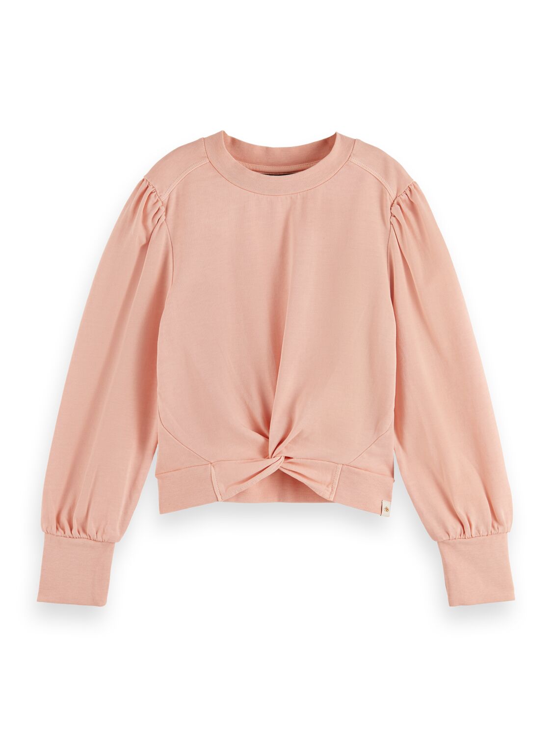 Long-sleeved garment-dyed T-sh