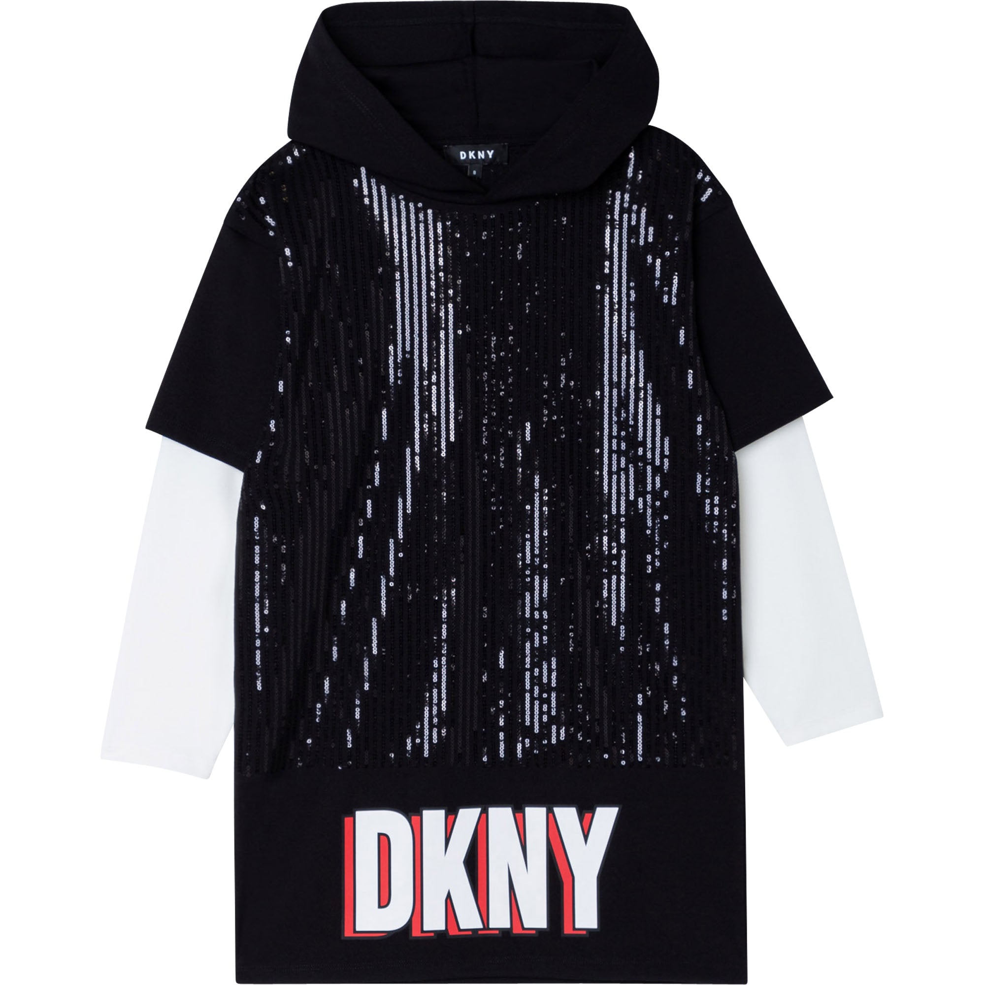 DKNY BLACK SEQUENCE DRESS