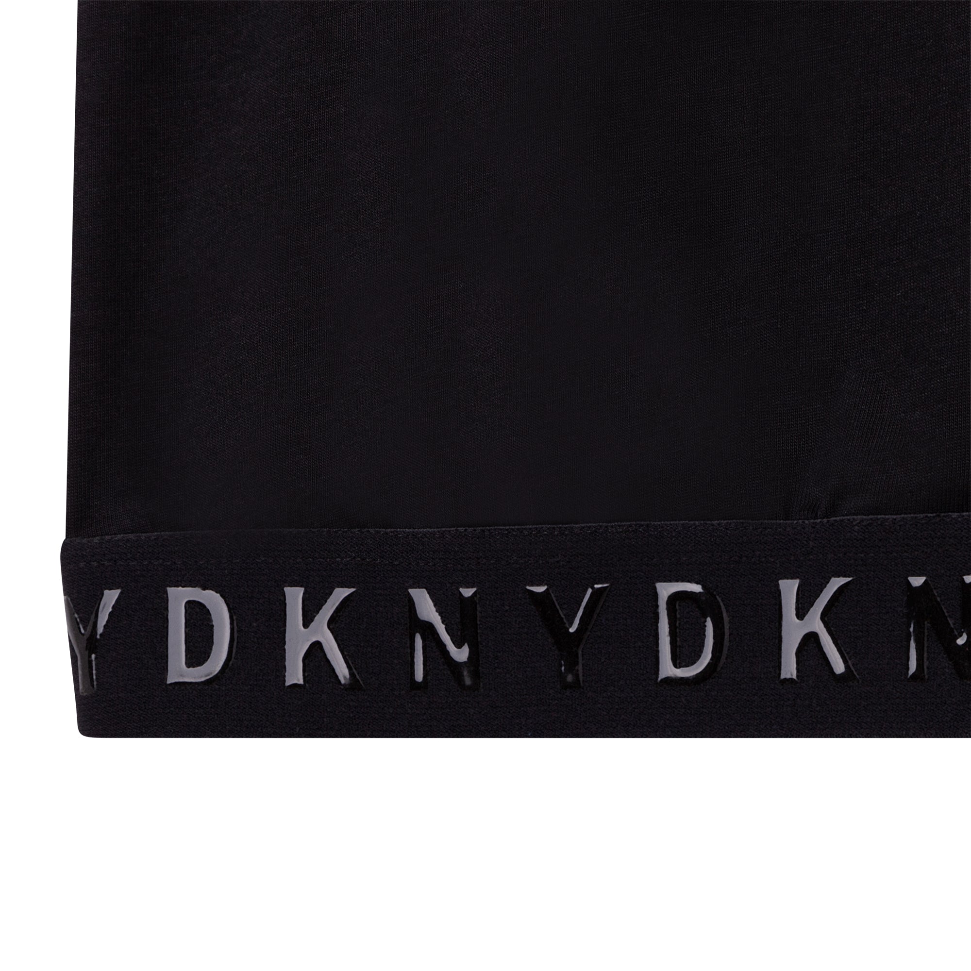 DKNY BLACK DRESS W/TULLE FRILL SLEEVE
