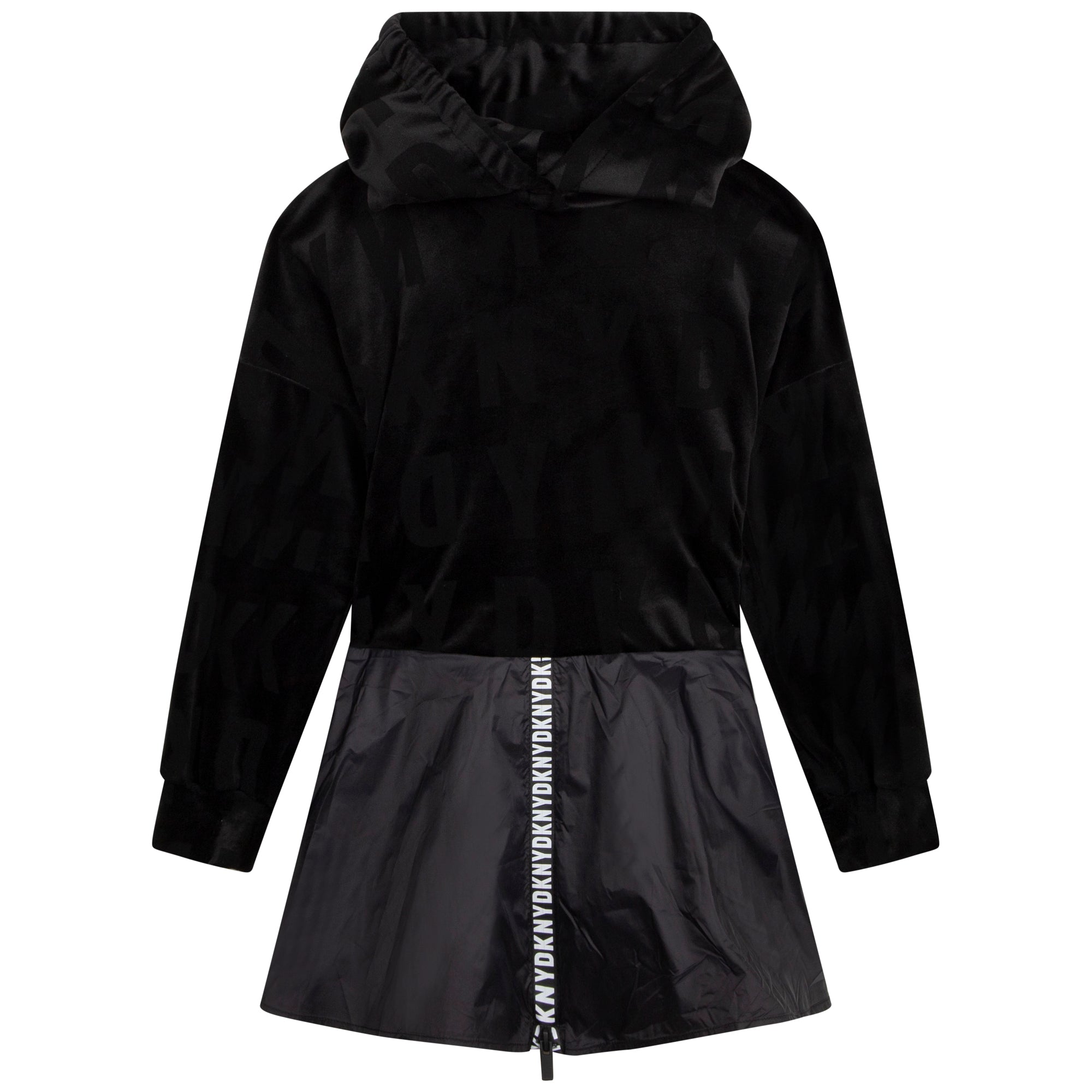 DKNY HOODED DRESS
