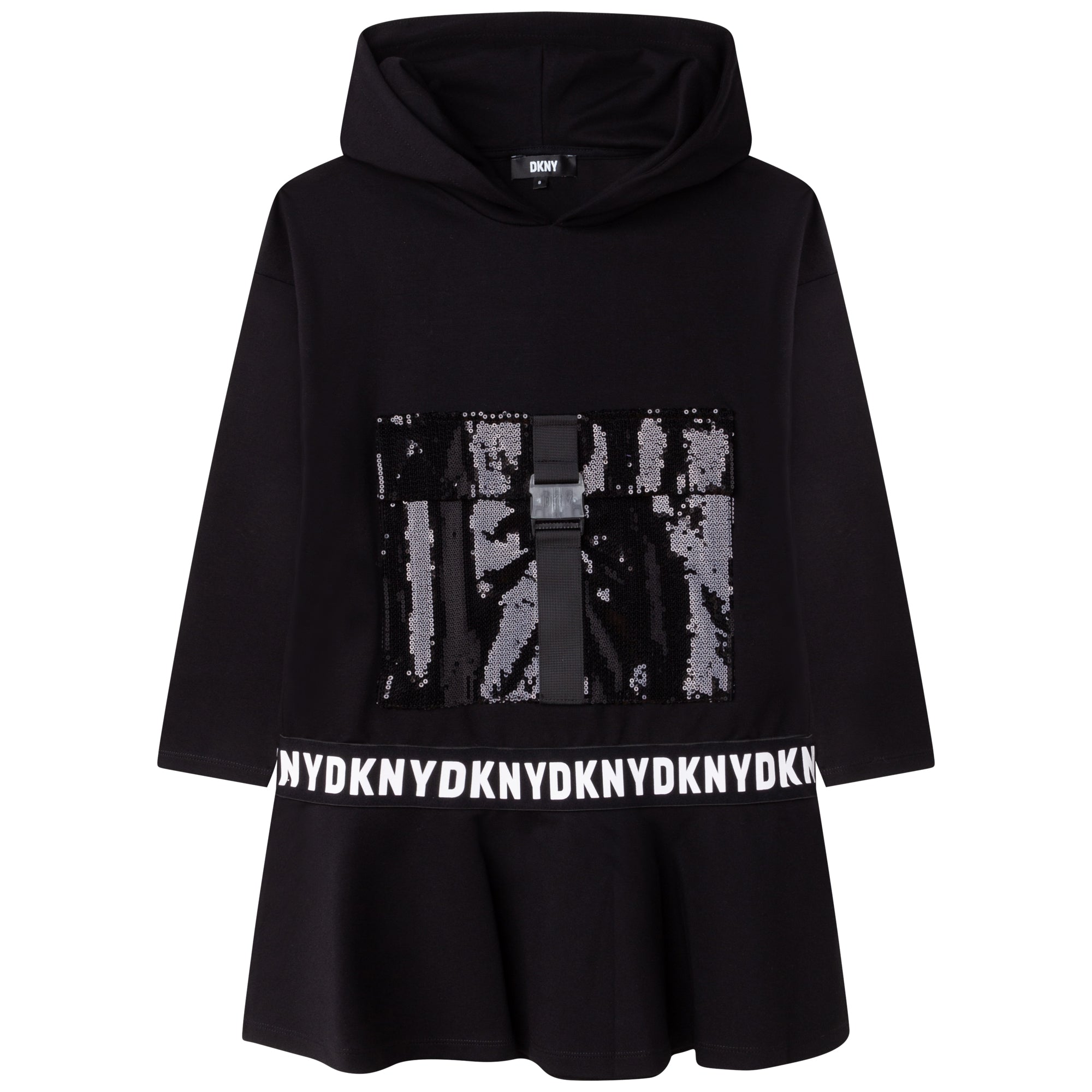 DKNY MILANO HOODED DRESS