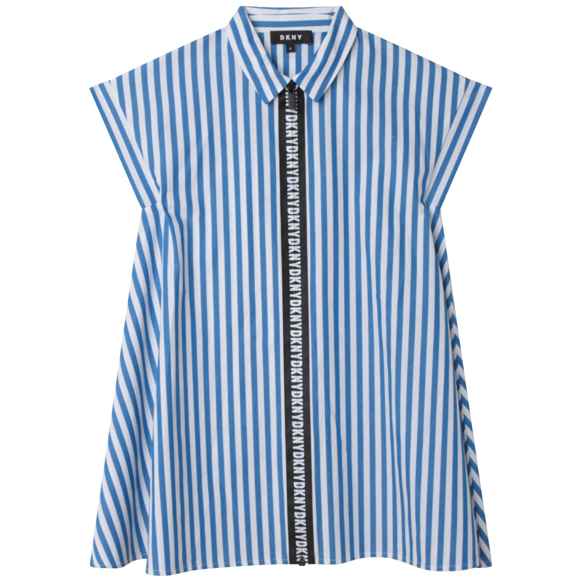 DKNY BLUE/WHITE STRIPED DRESS
