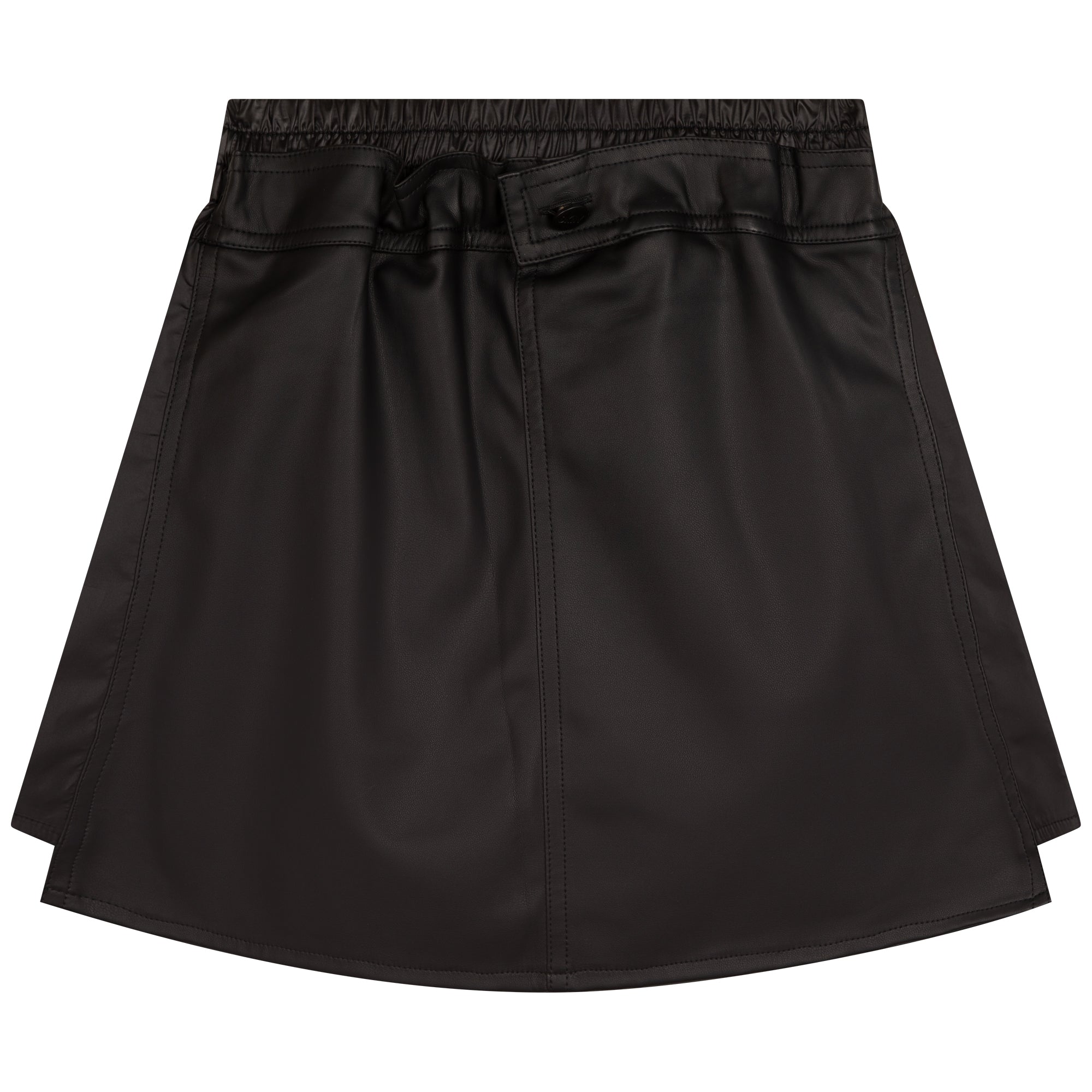 DKNY FAUX LEATHER SKIRT