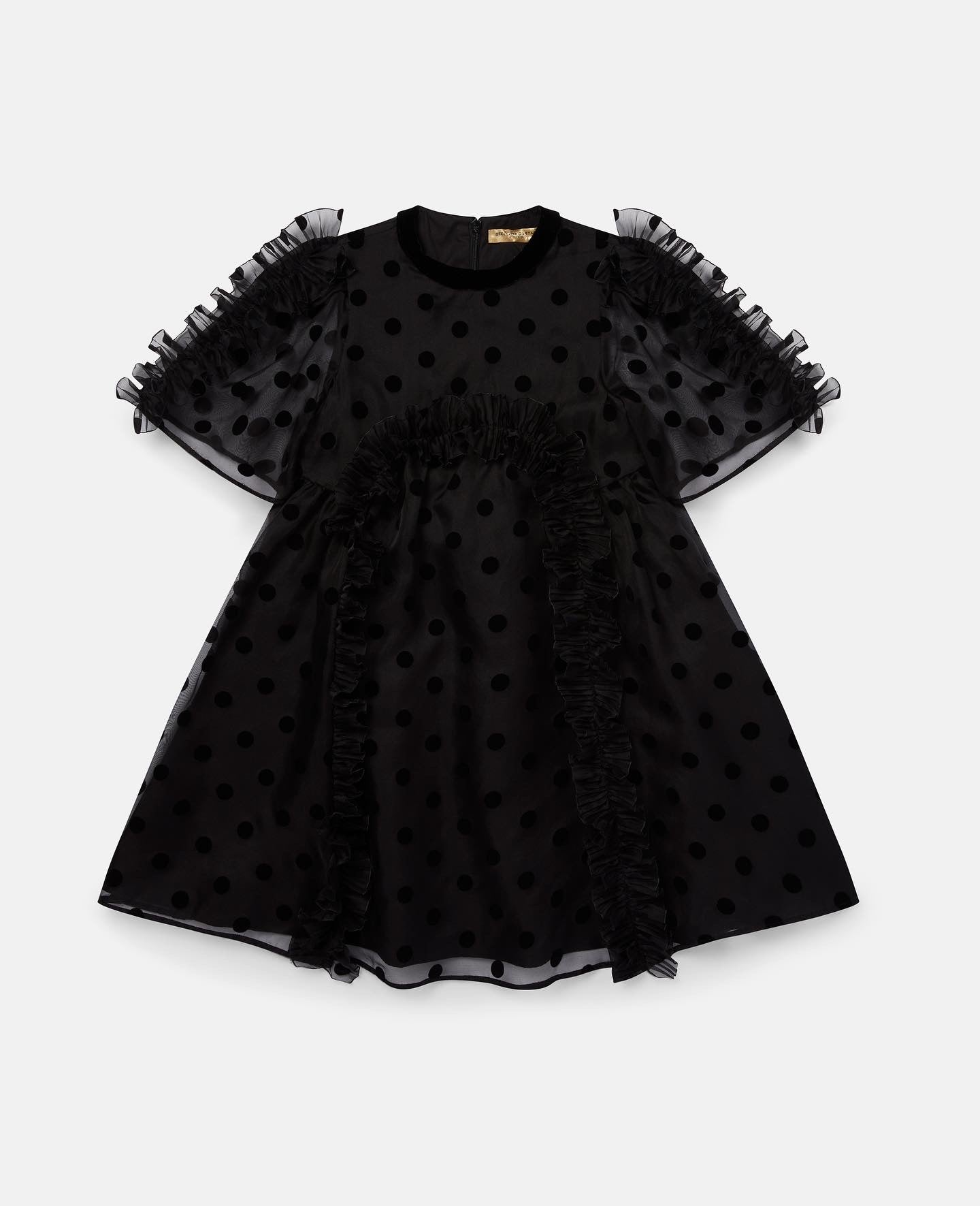 STELLA MCCARTNEY BLACK POLKA DOT DRESS