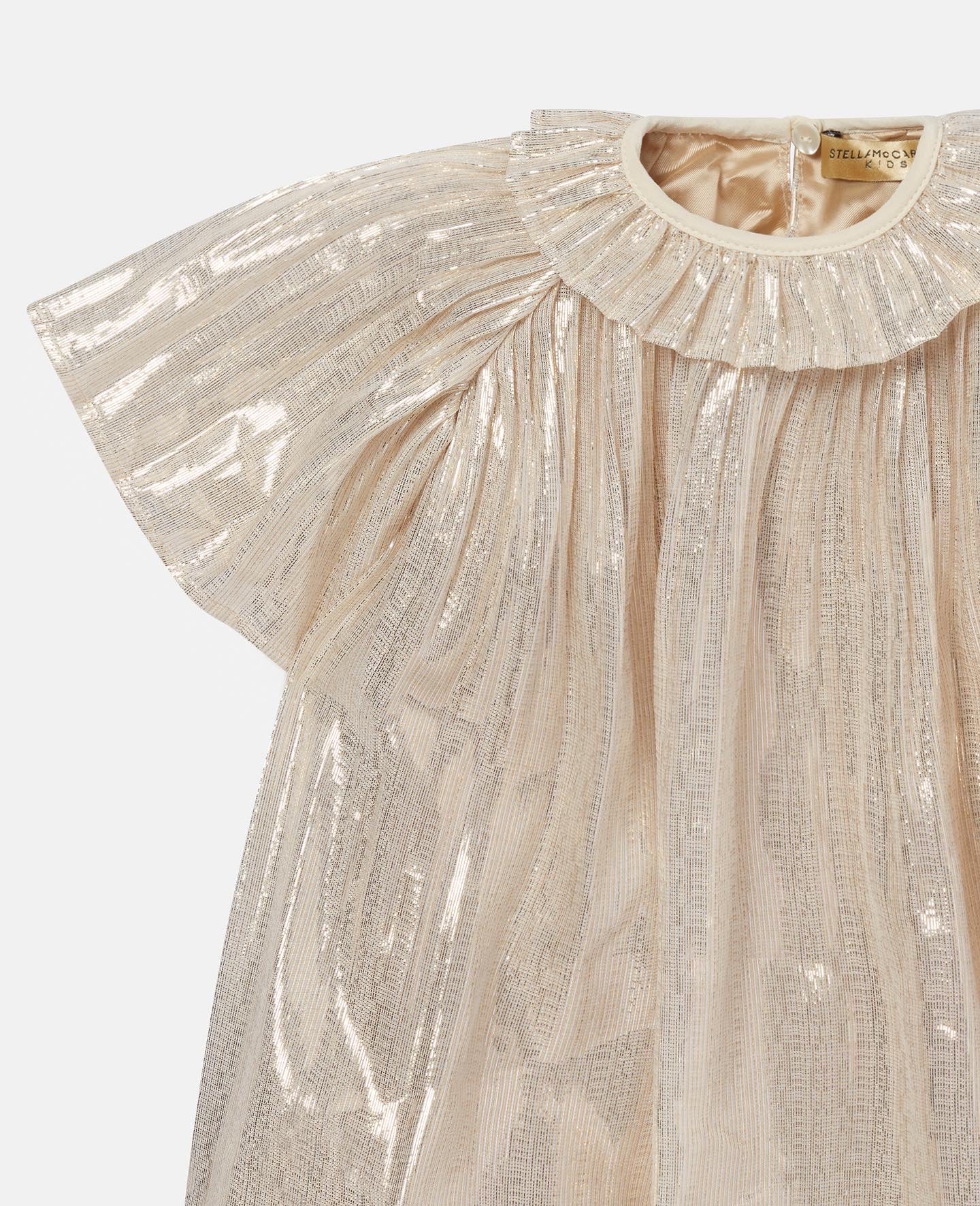 STELLA MCCARTNEY GOLD TODDLER DRESS
