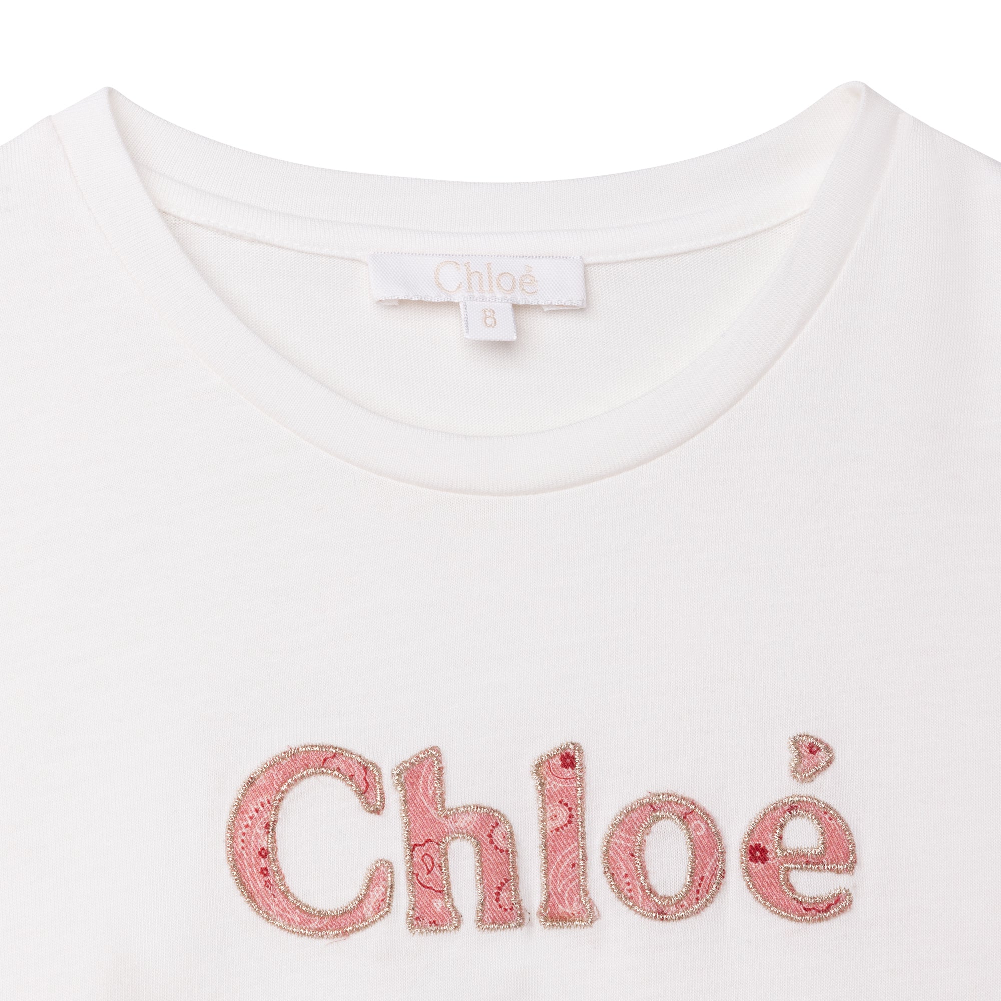 CHLOÉ WHITE L/S T-SHIRT FW 22