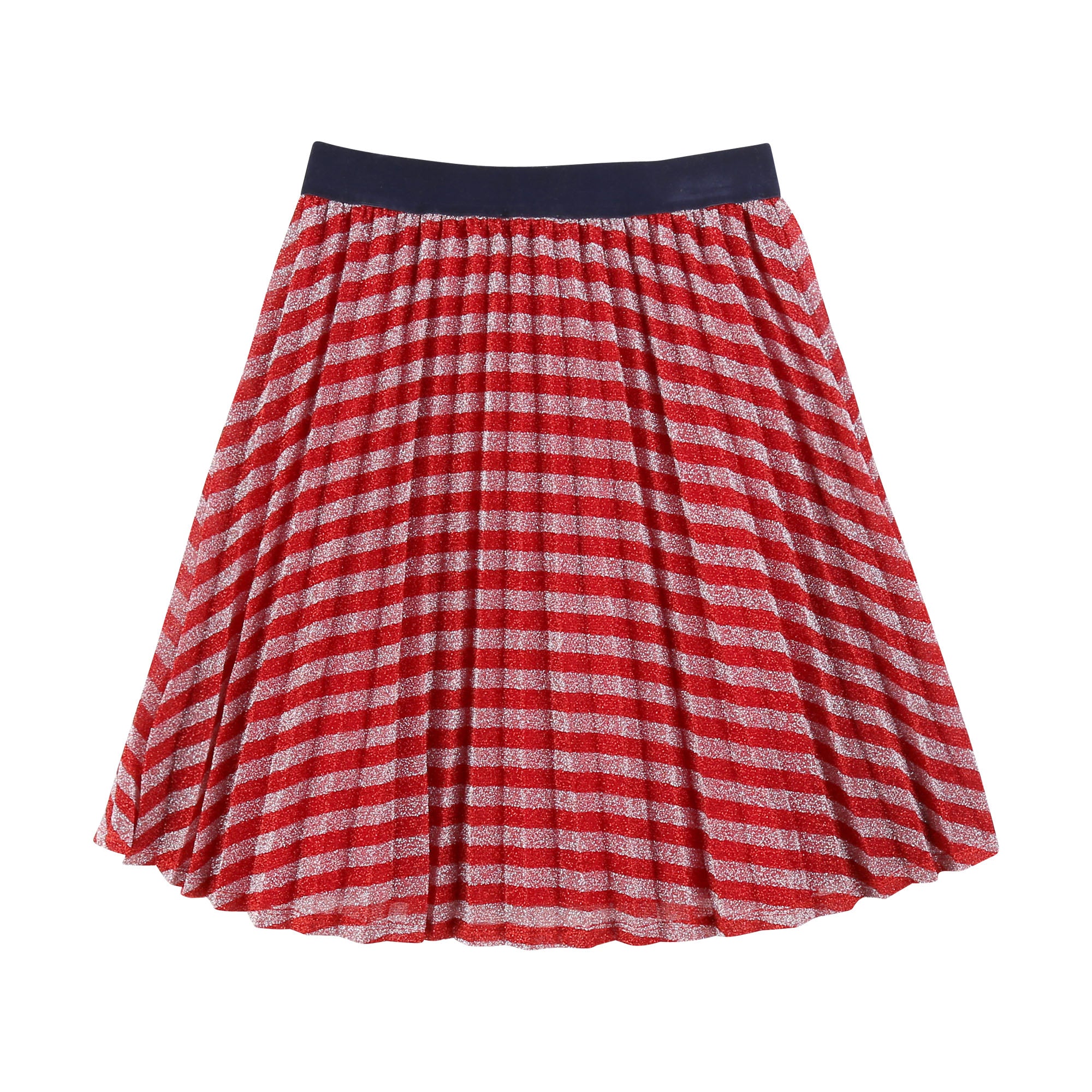 Little Marc Jacobs Striped skirt in fancy lurex