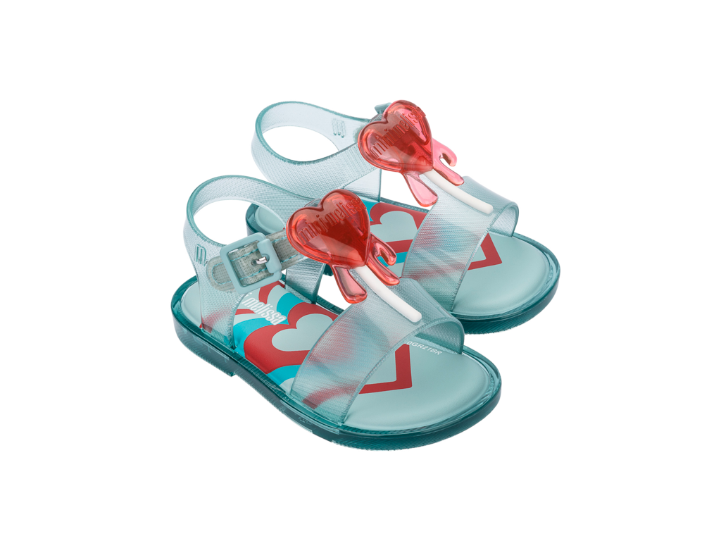 Mini Melissa Mar Sandal Jelly Pop BB-Green Red