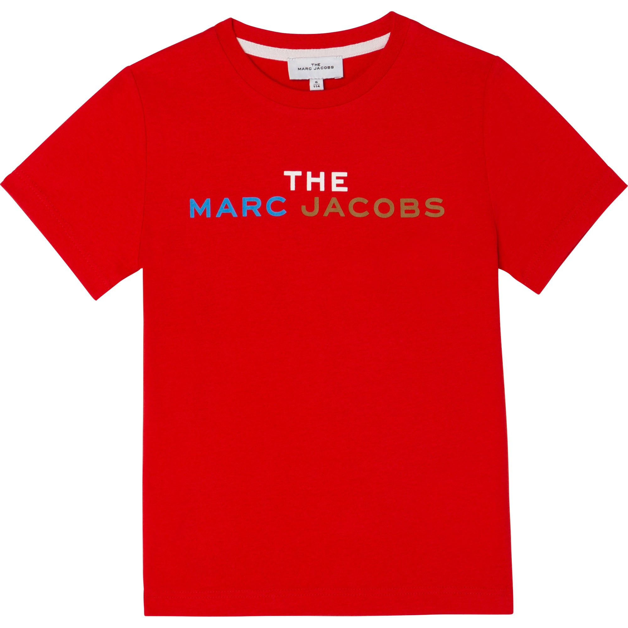 THE MARC JACOBS RED ORGANIC COTTON T-SHIRT