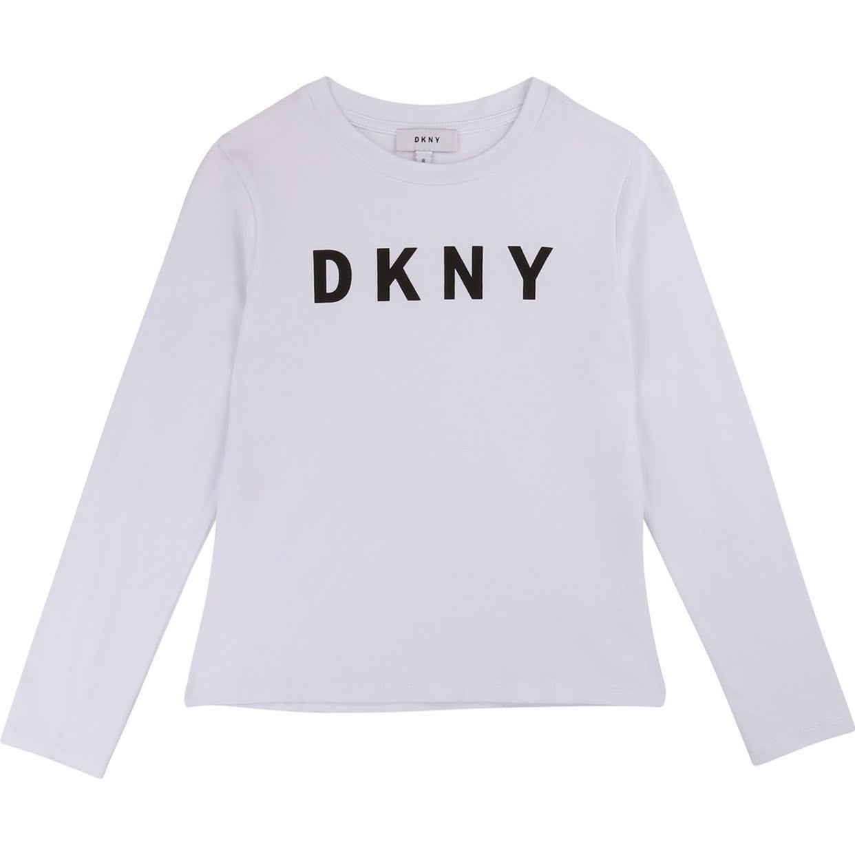 DKNY White Long Sleeve T-Shirt