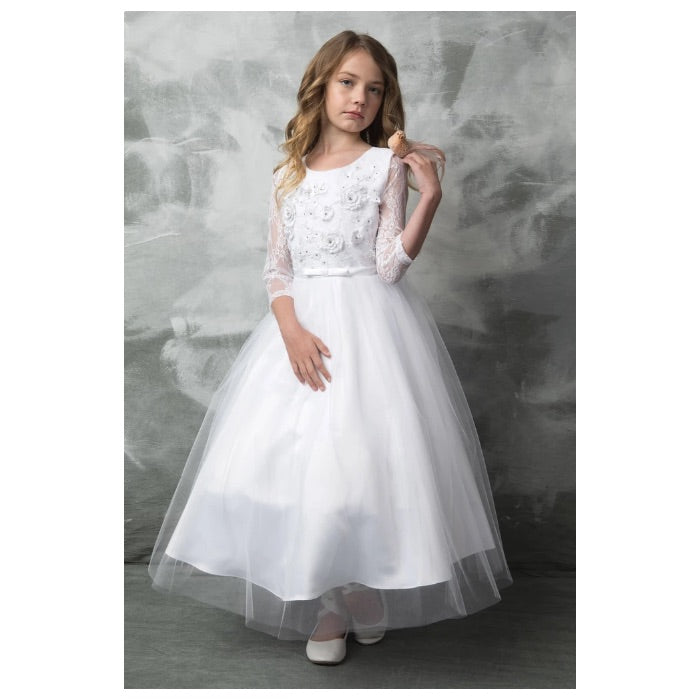 Danielle White Communion Dress