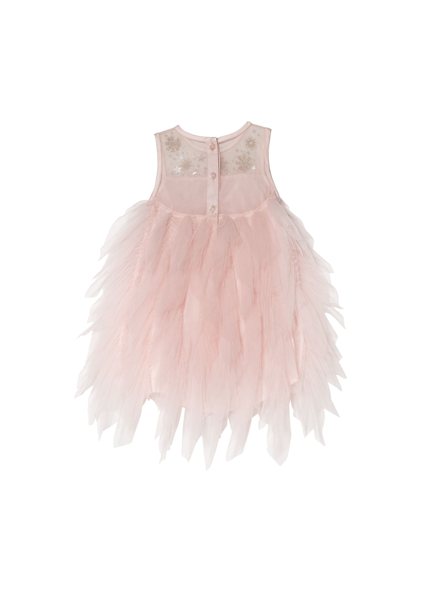 BEBE - STAR LIGHT TULLE DRESS