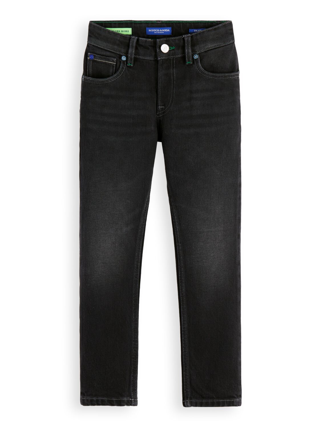 Scotch & Soda The Dean loose tapered-fit jeans- Total Eclipse