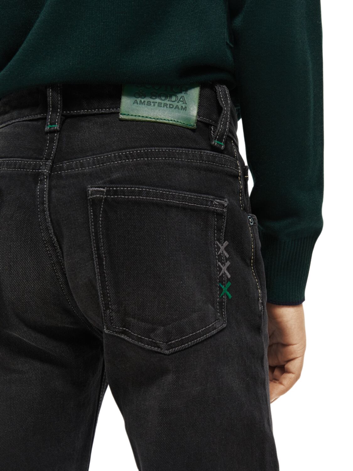 Scotch & Soda The Dean loose tapered-fit jeans- Total Eclipse